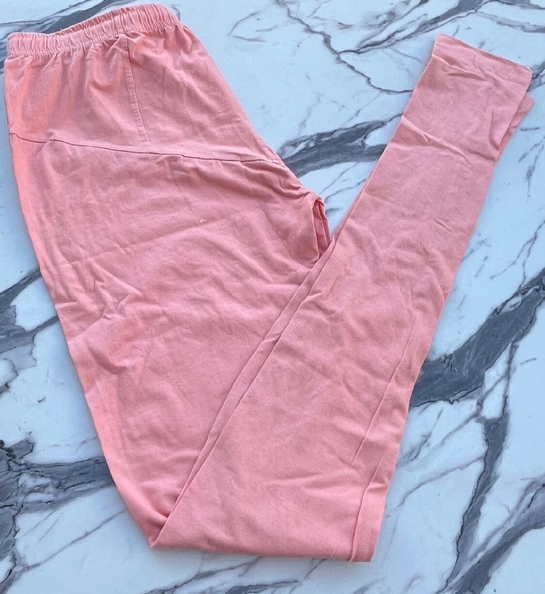 Pink Legging Sample One-of-One Designed in NY Elastic Waist