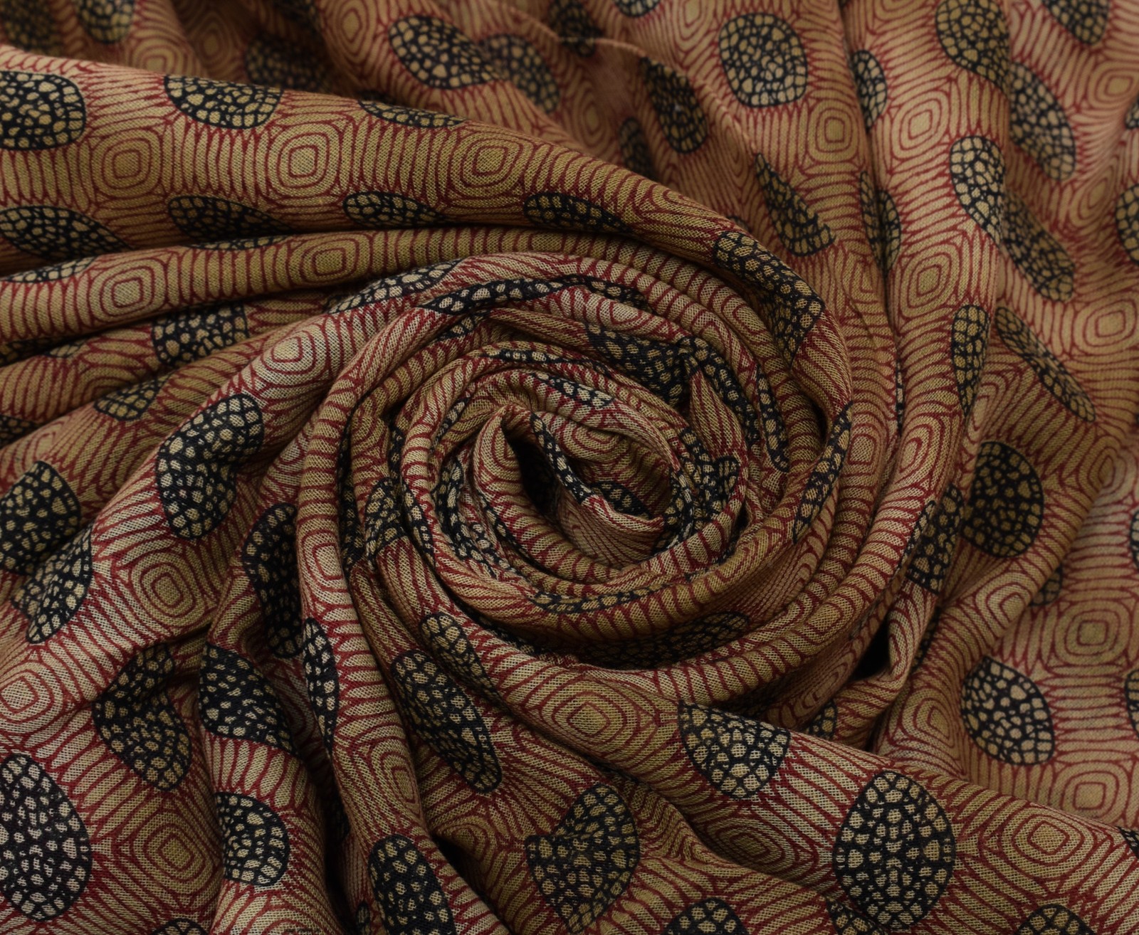 Sushila Vintage Indian Saree Pure Cotton Printed 5 Yard Soft Craft Sari Fabric