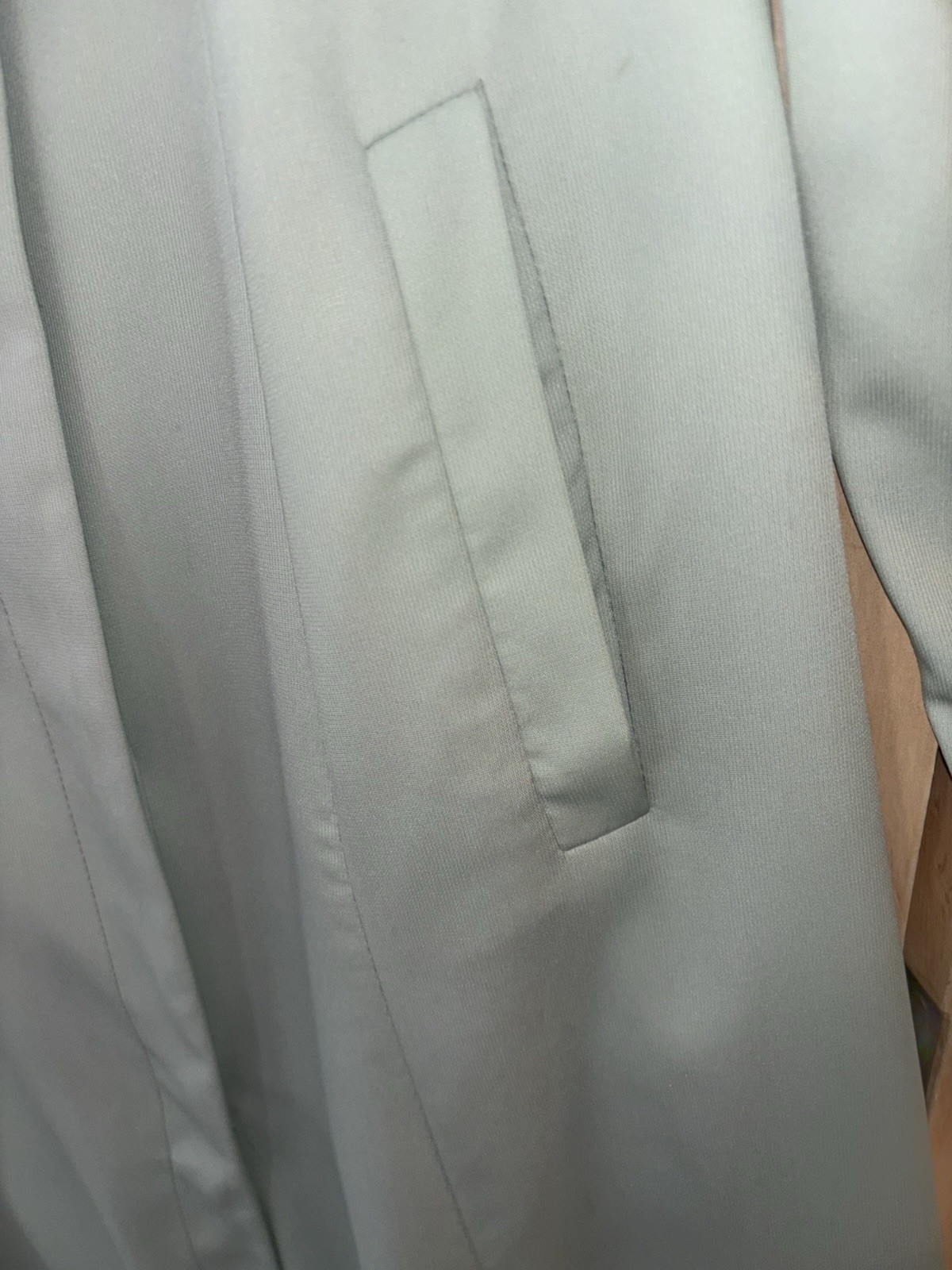 NIHAN (Turkish Designer) Modest Prayer Dress Approx 10, Sage,Button Snap Closure