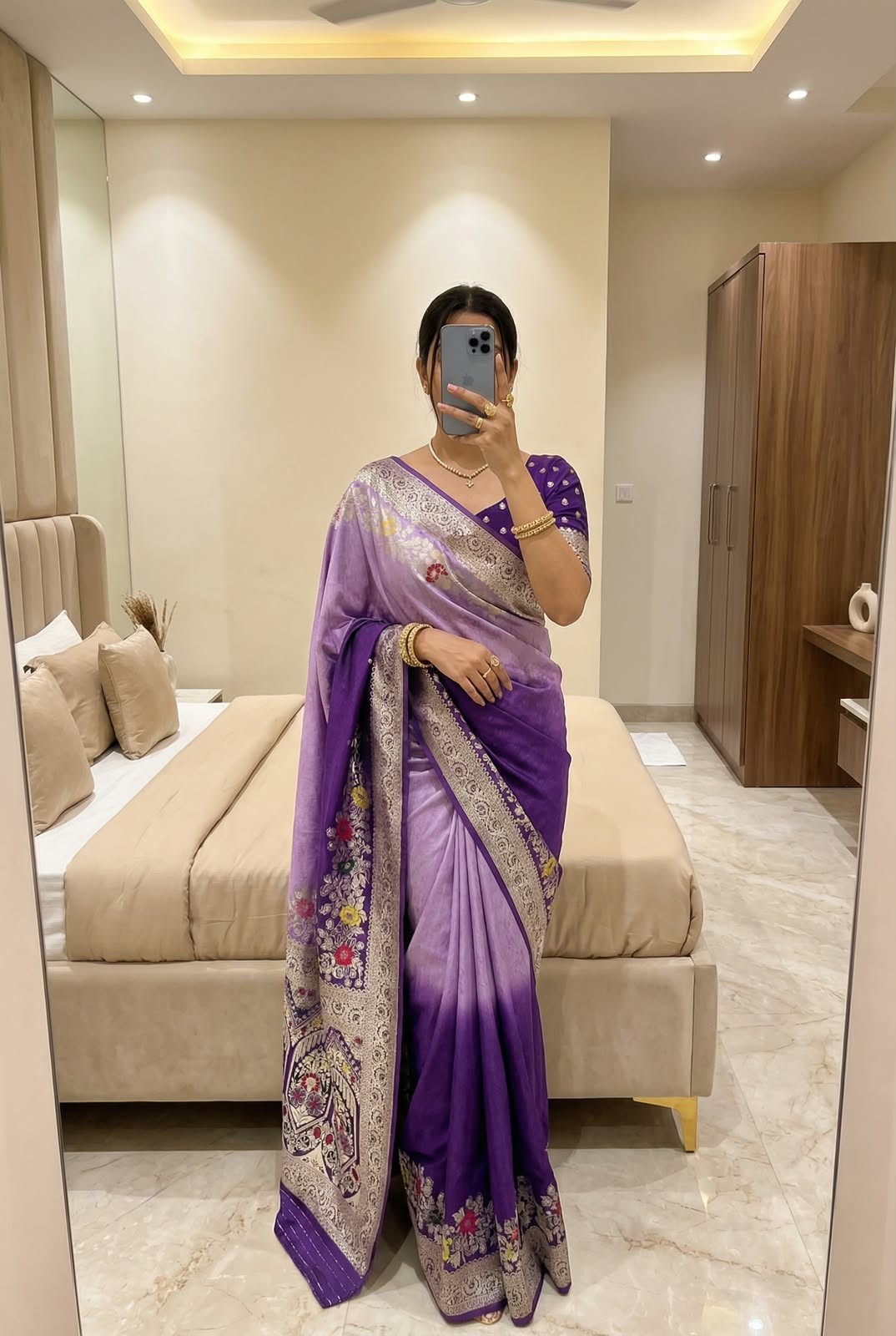 New Designer Viscose Dolla Silk Saree With Blouse For Wedding & Party Wear
