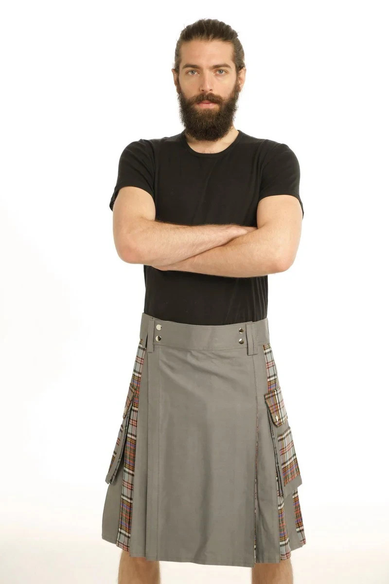 Gray Hybrid Kilt