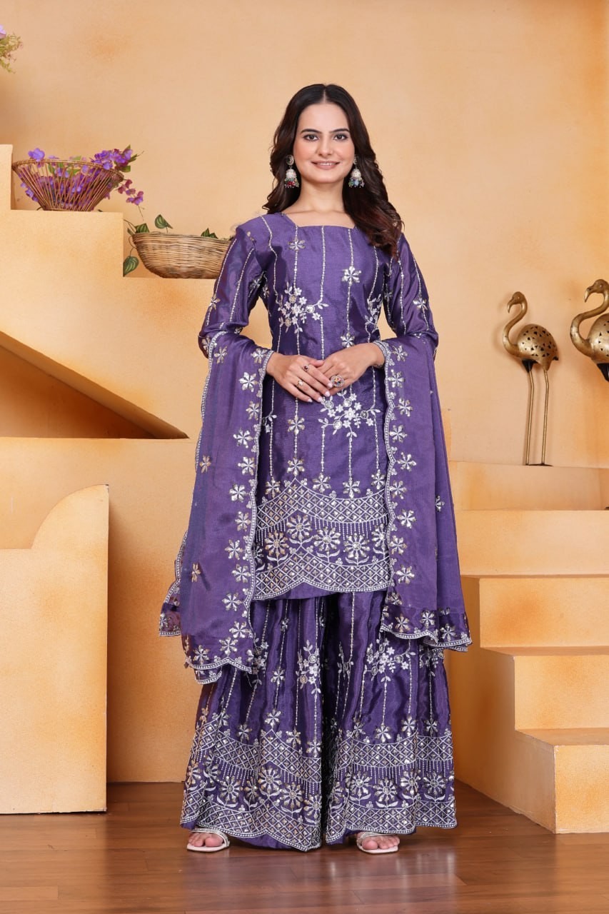 SALWAR KAMEEZ INDIAN WEDDING PAKISTANI PARTY WEAR DRESS SHARARA BOLLYWOOD SUIT