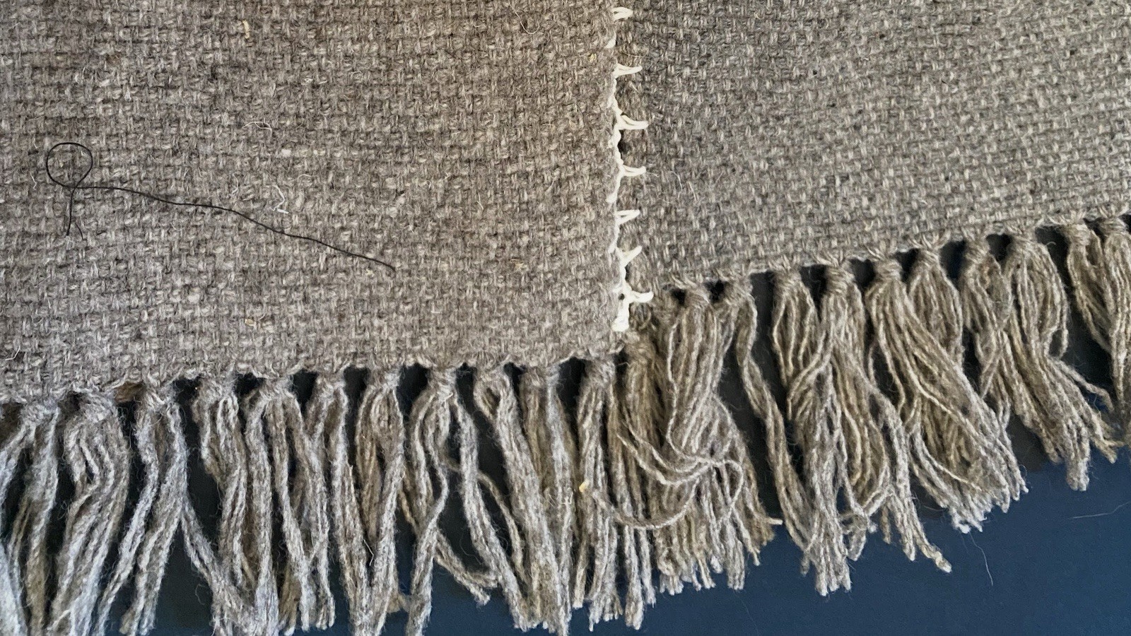 Oaxacan Poncho Handmade Purchased at Textile Museum/Oaxaca