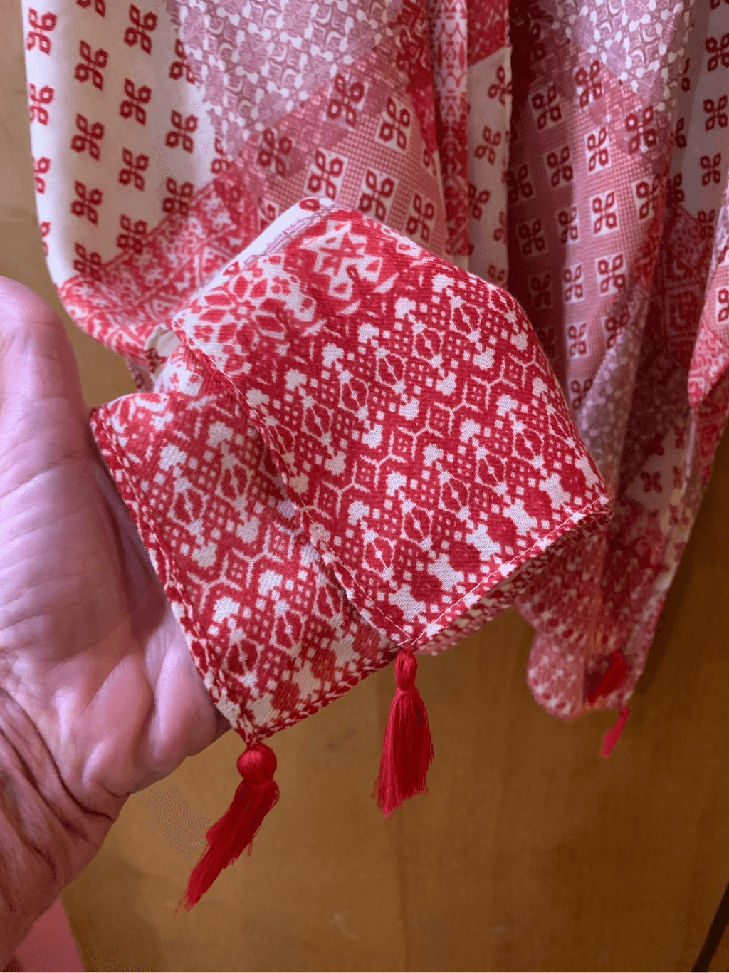 Red and White Kimono #spring #summer