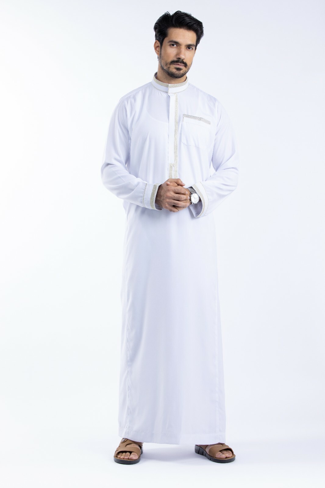 Thobe jubba Dishdasha Al RAYAN Thoub Muslim Islamic Men’s Dress Abaya Kaftan