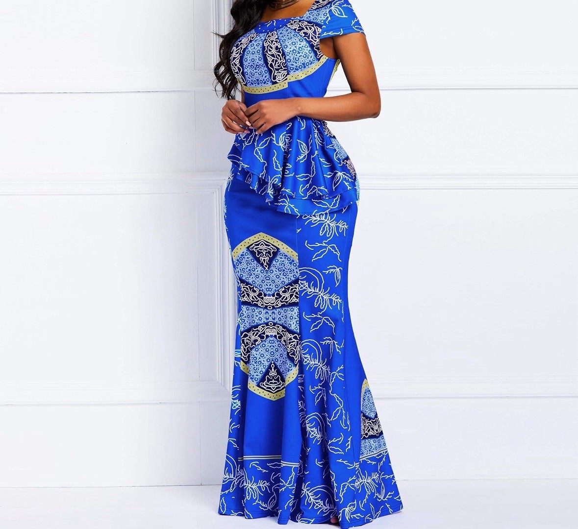 Customized News Ankara Style Clothes for Women Party Robe African Dresses Plus