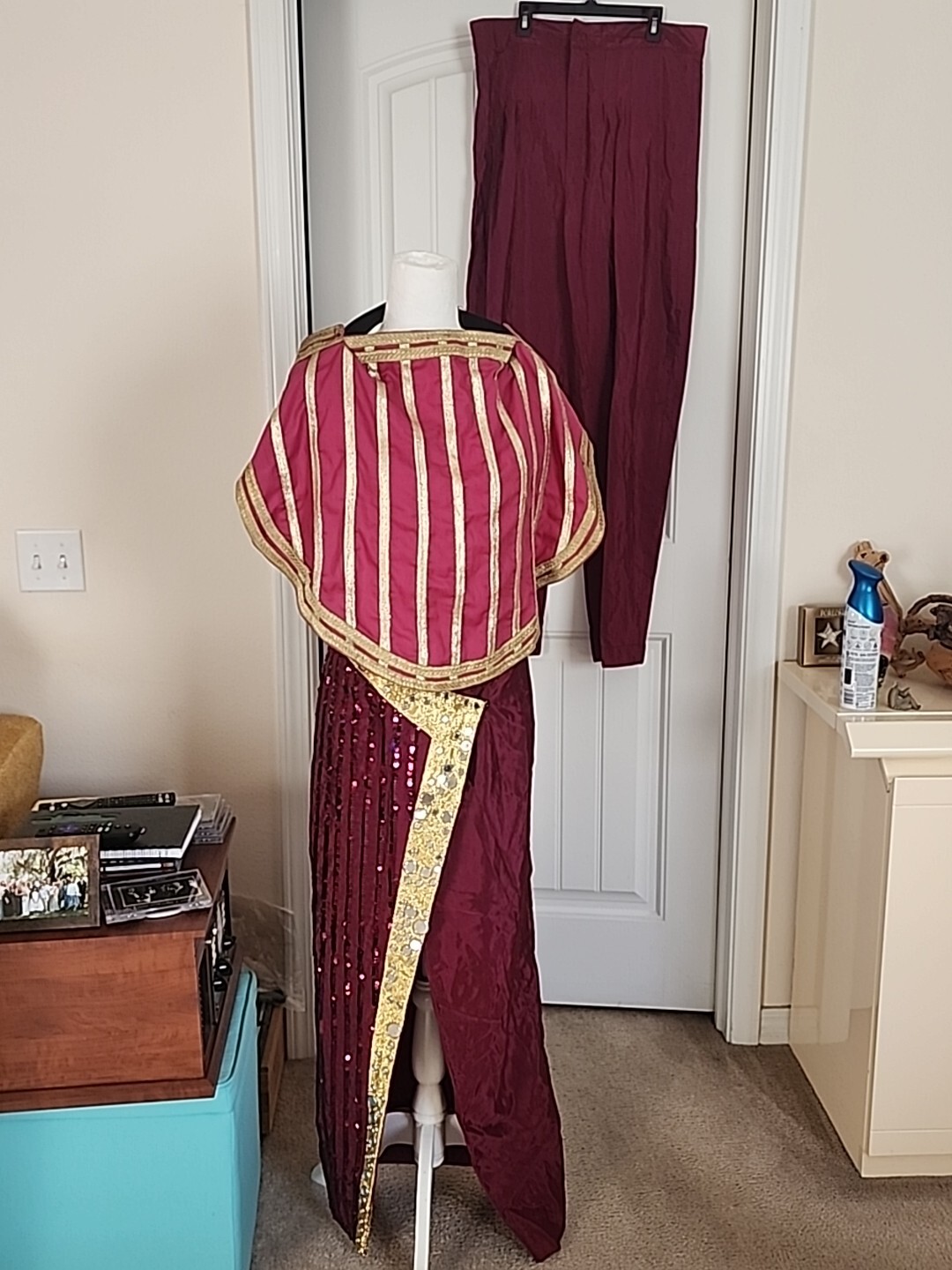 Three Piece Broadway History Collection Skirt, Pants & Medieval Renaissance Top