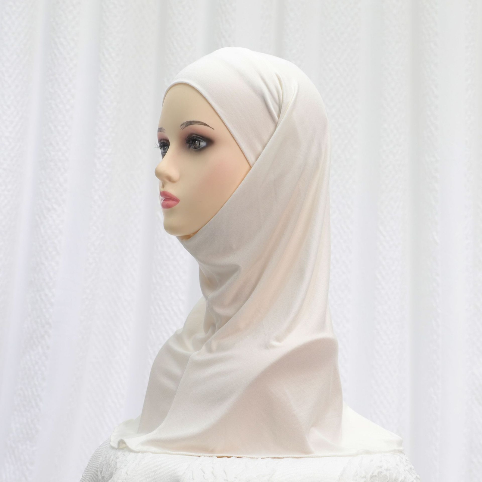 Modal Cotton Cap Instant Scarf Hijab Muslim Beanie Directly Wear Turban Shawls