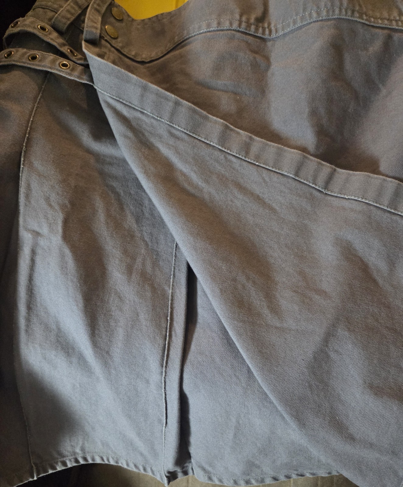 Scottish Utilty Highland Kilt, Men’s, Gray, 100% Cotton, Size 48