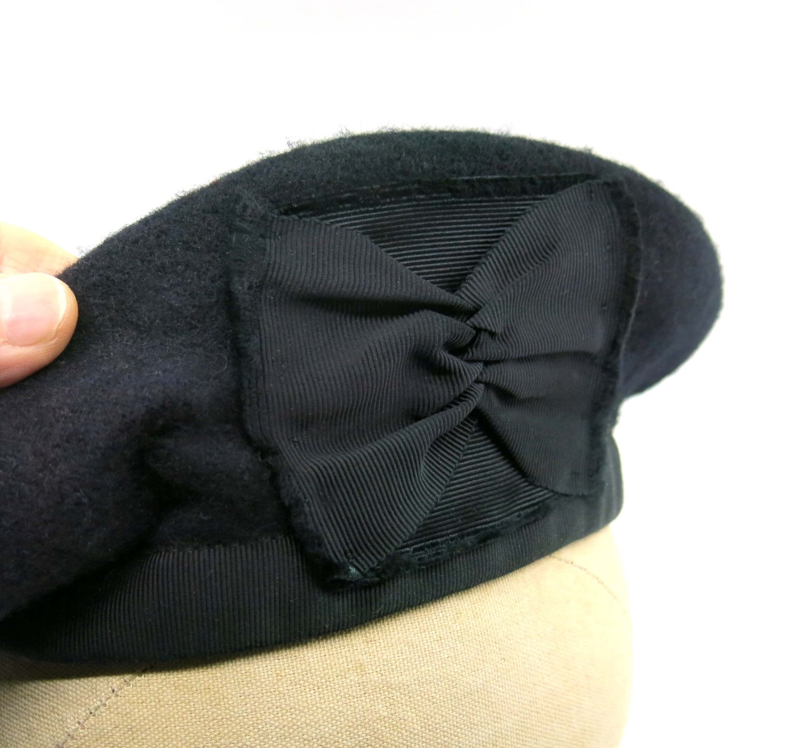 NWT BALMORAL SCOTTISH BLACK 100% WOOL HAT CAP / Highland Balmoral Hat