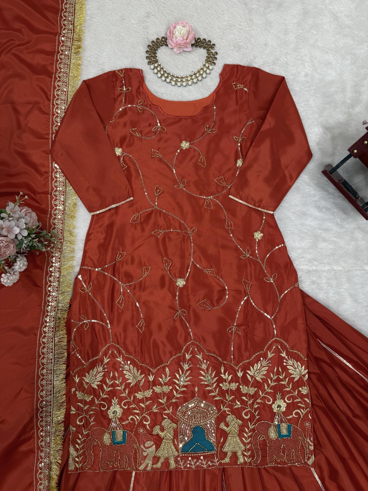 LEHENGA CHOLI PARTY WEAR LEHENGA CHOLI DESIGNER INDIAN WEDDING READYMADE EID