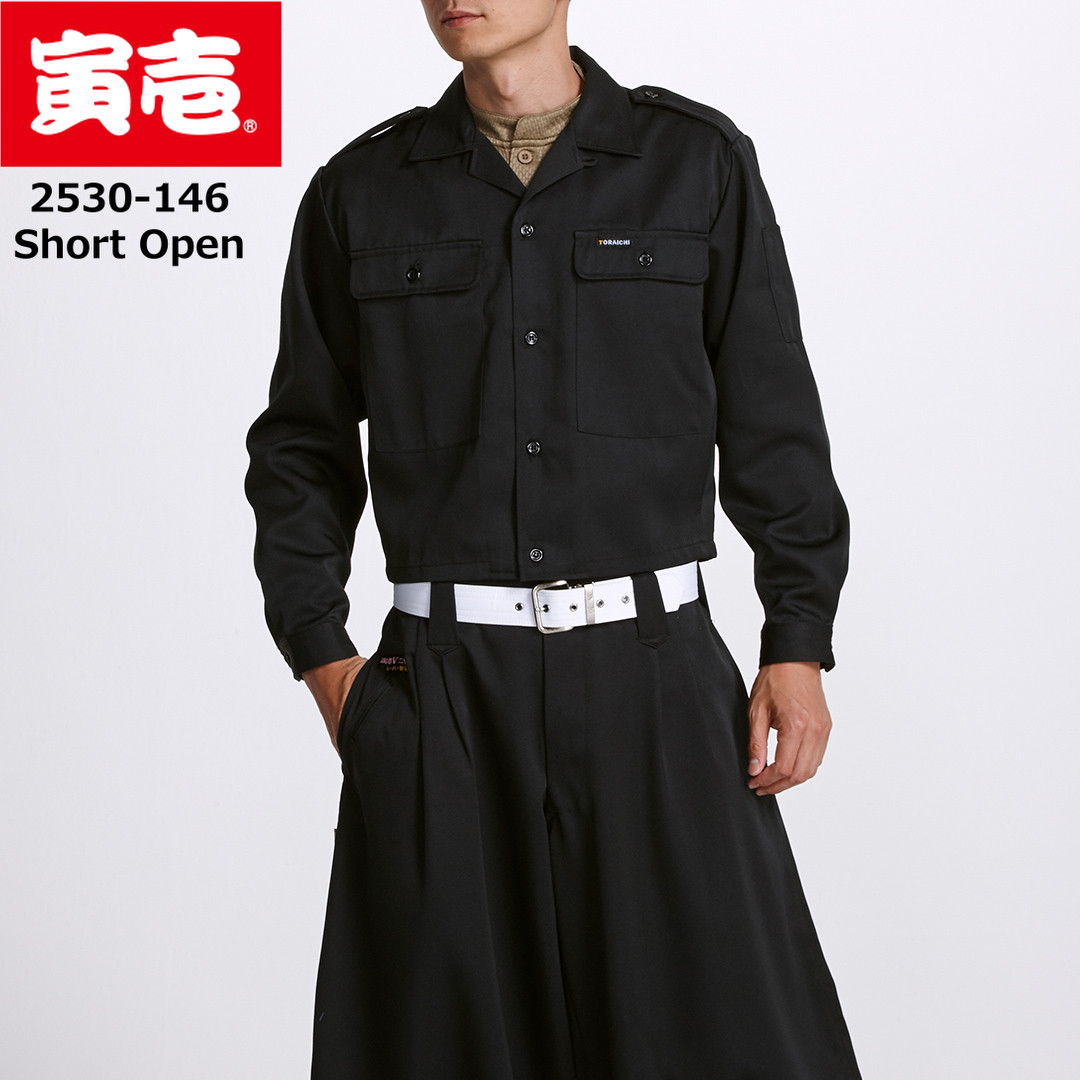 TORAICHI Short Open Work Shirt Tobi Style – Short Length Stylish / 2530-146