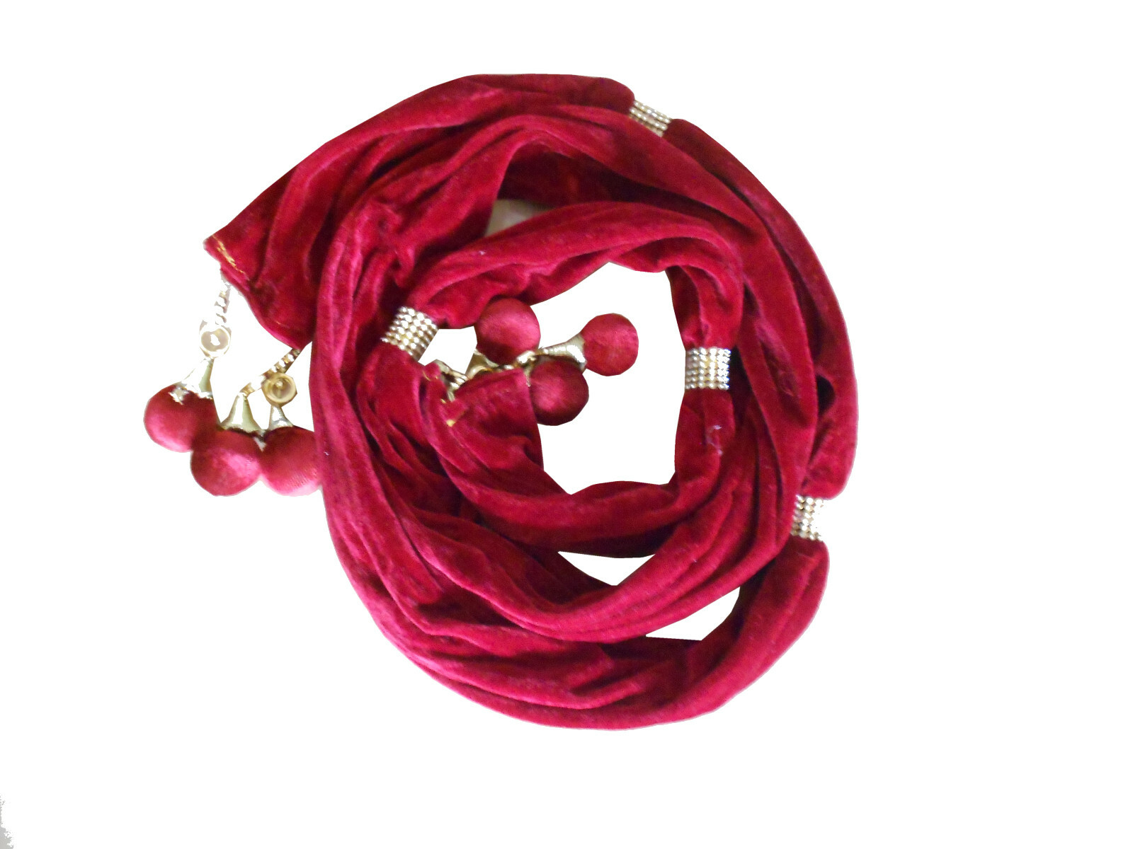Men Wedding Dupatta Indian Scarves Handmade Sherwani Groom Velvet Maroon Stole
