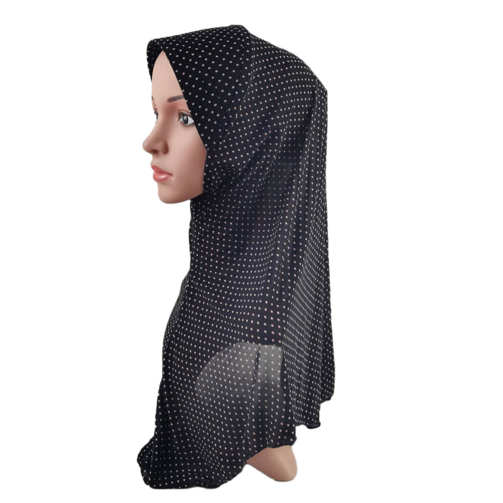 Muslim Women Hijab Hats Flower Scarf One Piece Islamic Amira Caps Shawls Hijab