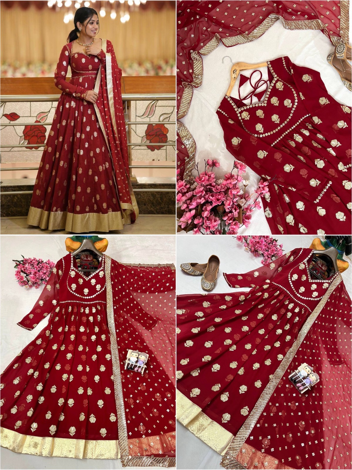 Anarkali Gown Indian Dress Salwar Kameez Ready made Party Wedding Bollywood