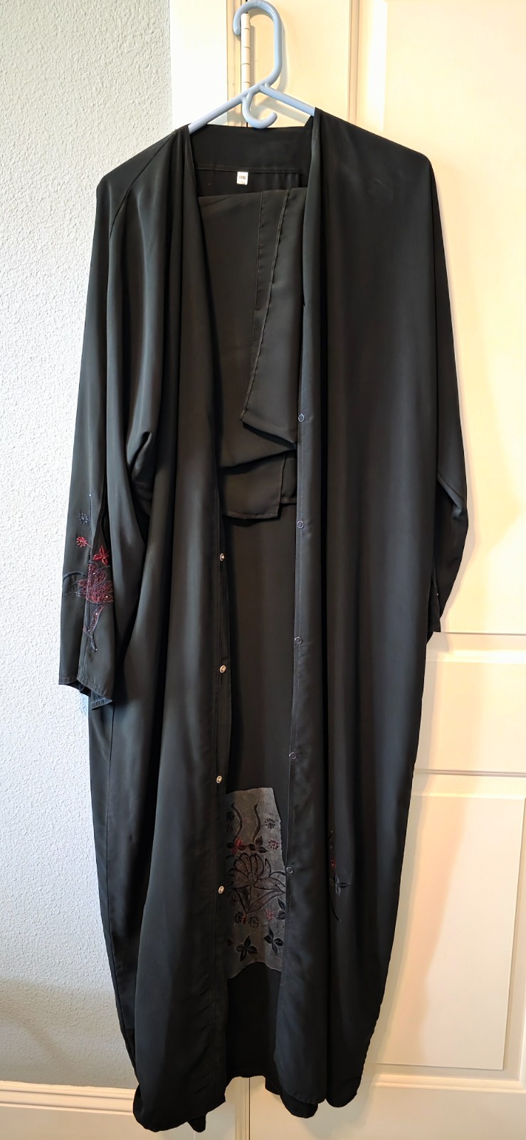New black abayas for women including scarf – XXXL size