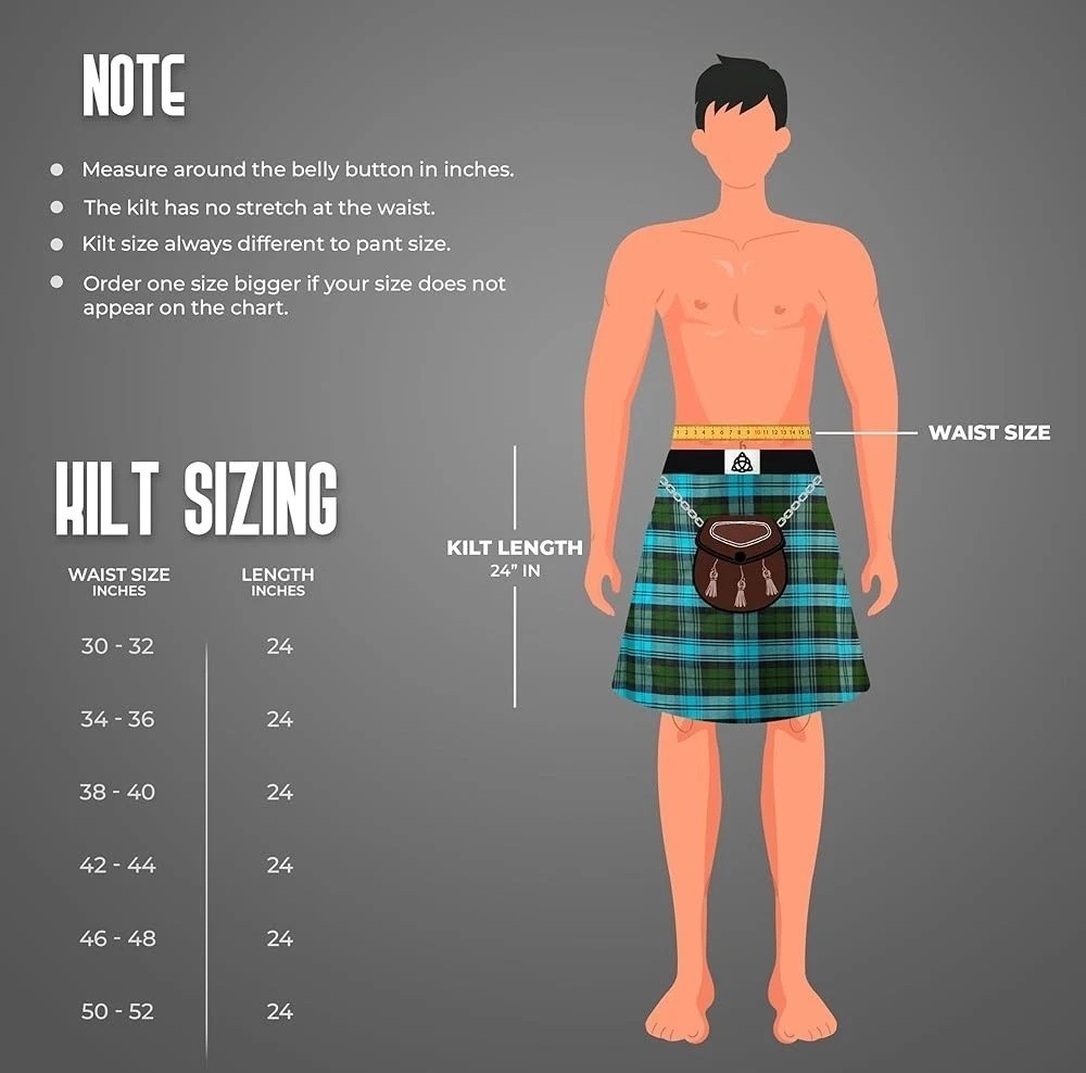 Complete Scottish Buchanan Tartan Kilt Set – Formal Highland Dress Outfit