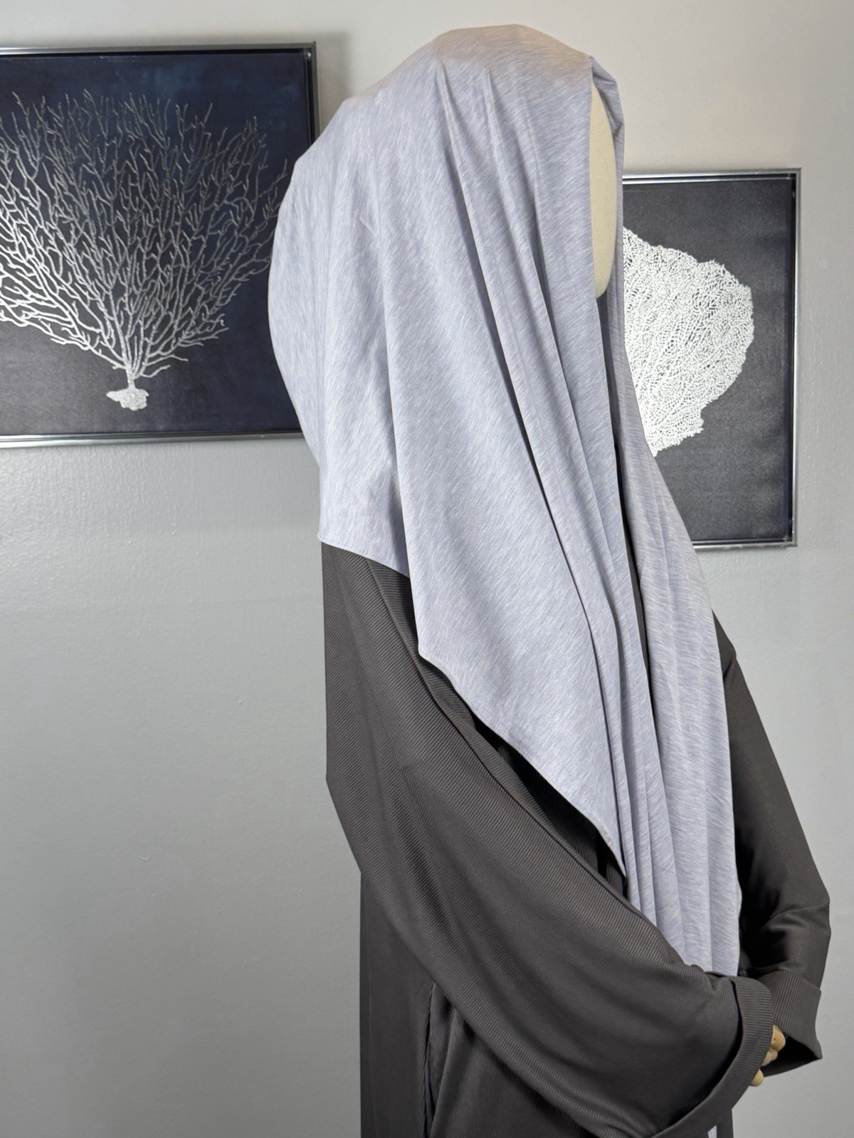 Women’s Hijabs & Niquabs Free Size Cotton Blend in Gray, Brown, Red, Beige, Blue