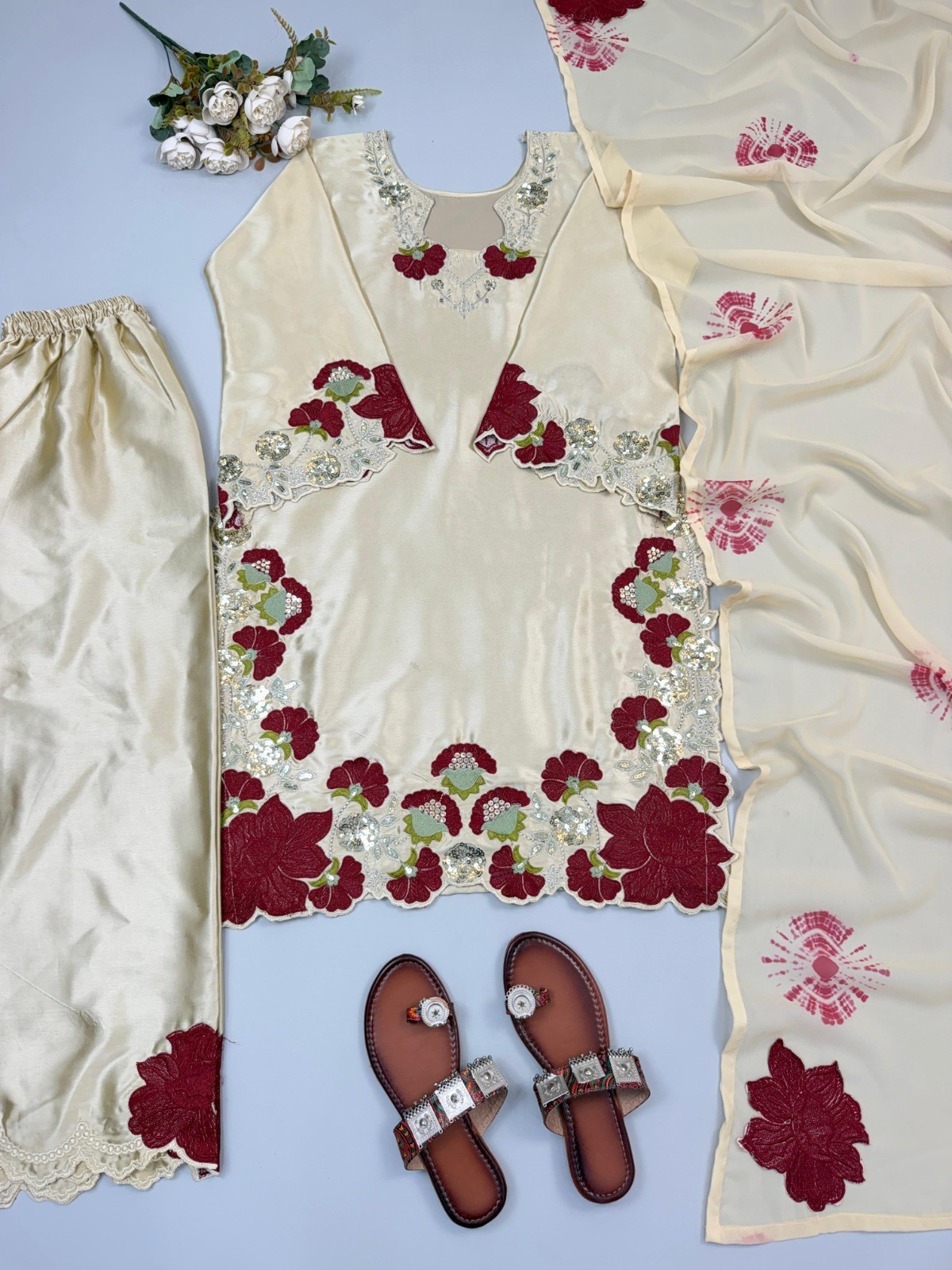 Designer Indian Pakistani top pent Bollywood Dress Party Wear Suit wedding