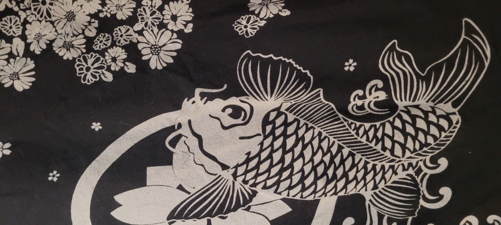 Harem Pants Koi Fish Floral Flower Shirt Made In THAILAND Love and Smiles!