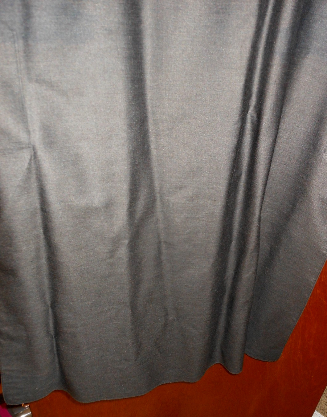 Men’s Embroidered BUDDHA Tunic Charcoal Gold Formal Ethnic Size 44 Long Sleeve