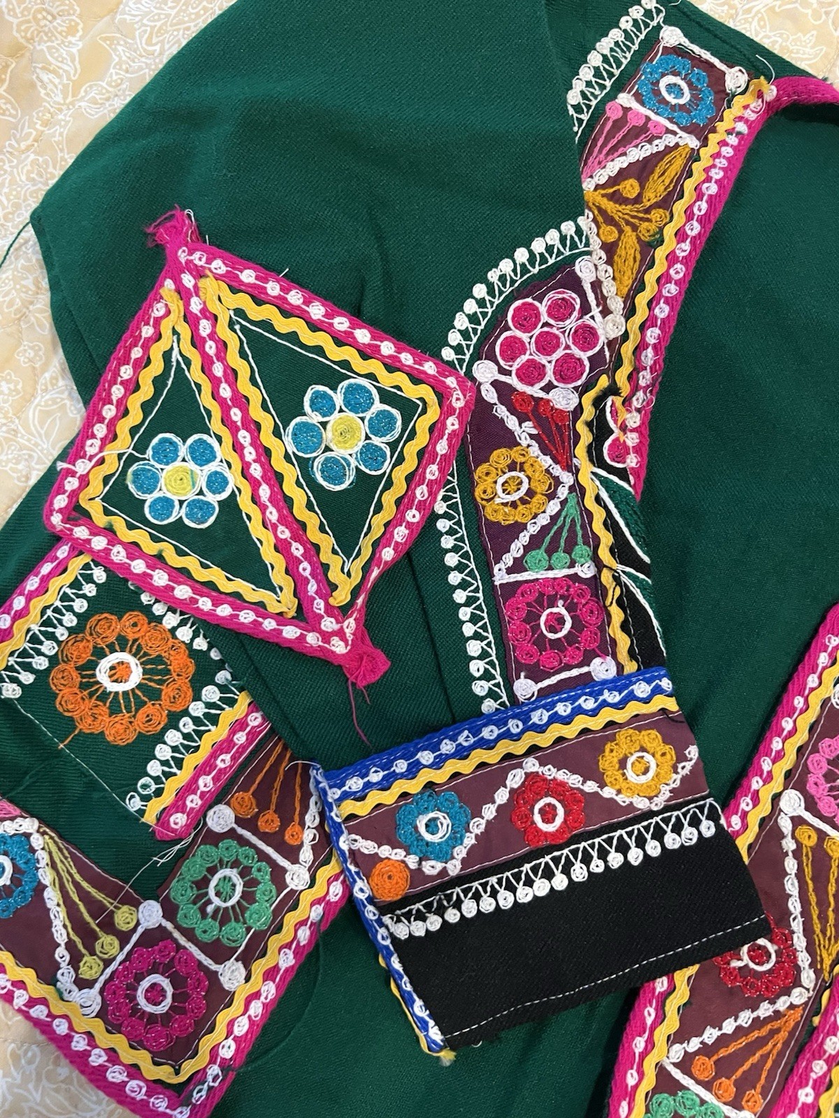 Traditional Cuzco Peru Unisex Huayno Dance Costume Top Shirt / Jacket Handmade