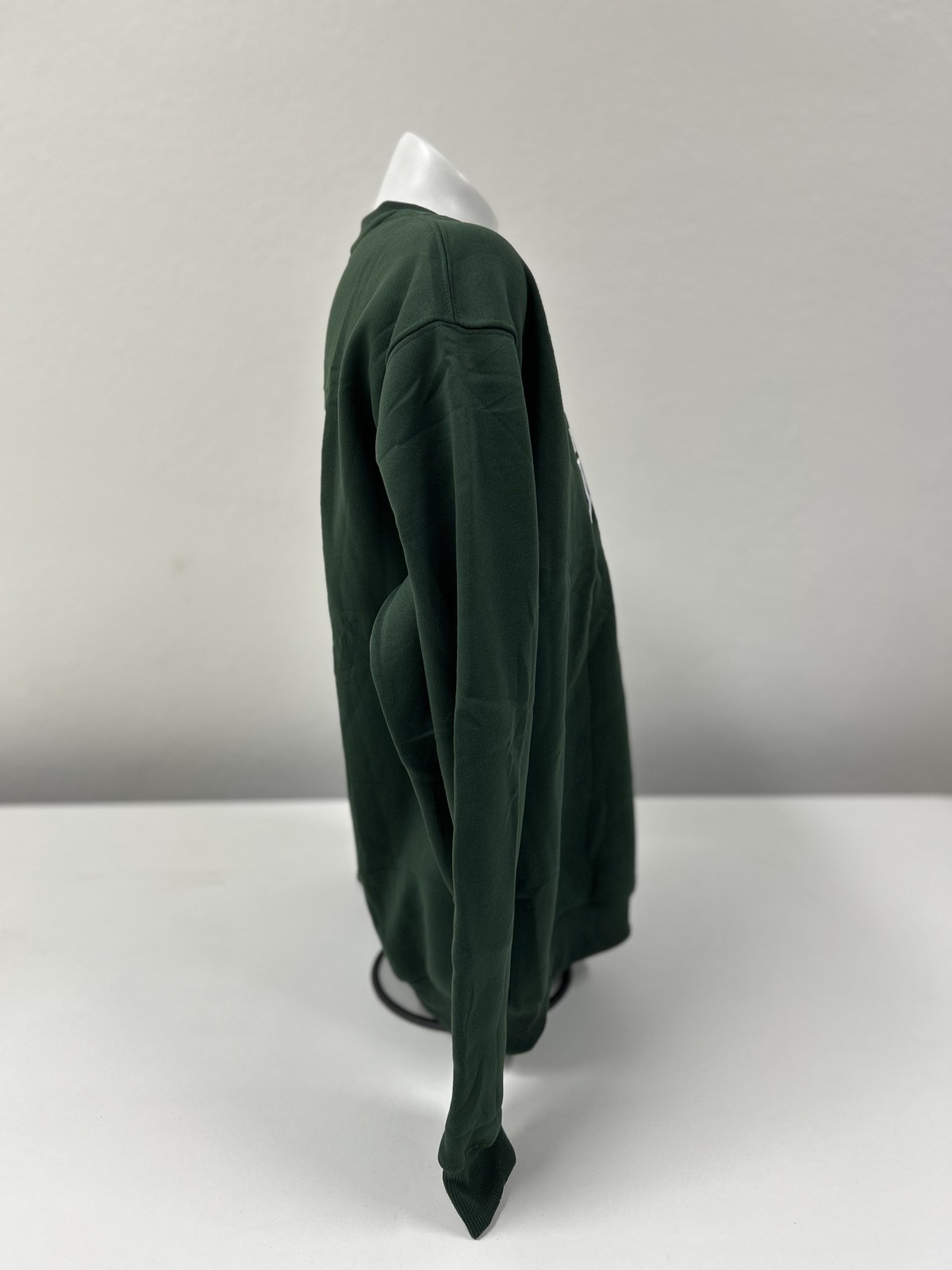 GAAP Forest Green Crewneck Sweatshirt Size L Arch Logo Embroidered Fleece
