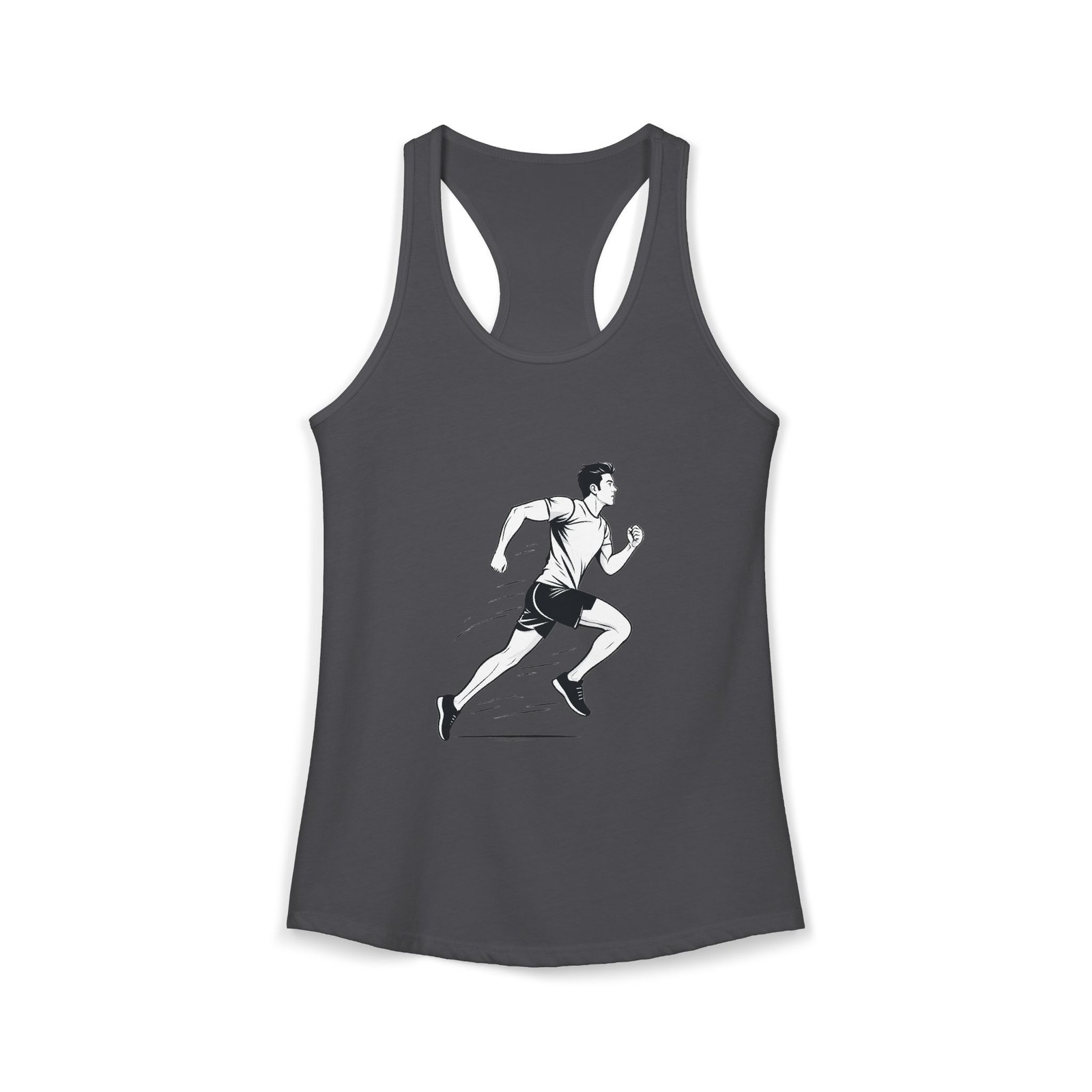 She Runs Women’s Racerback Tank Gym Workout Made in USA