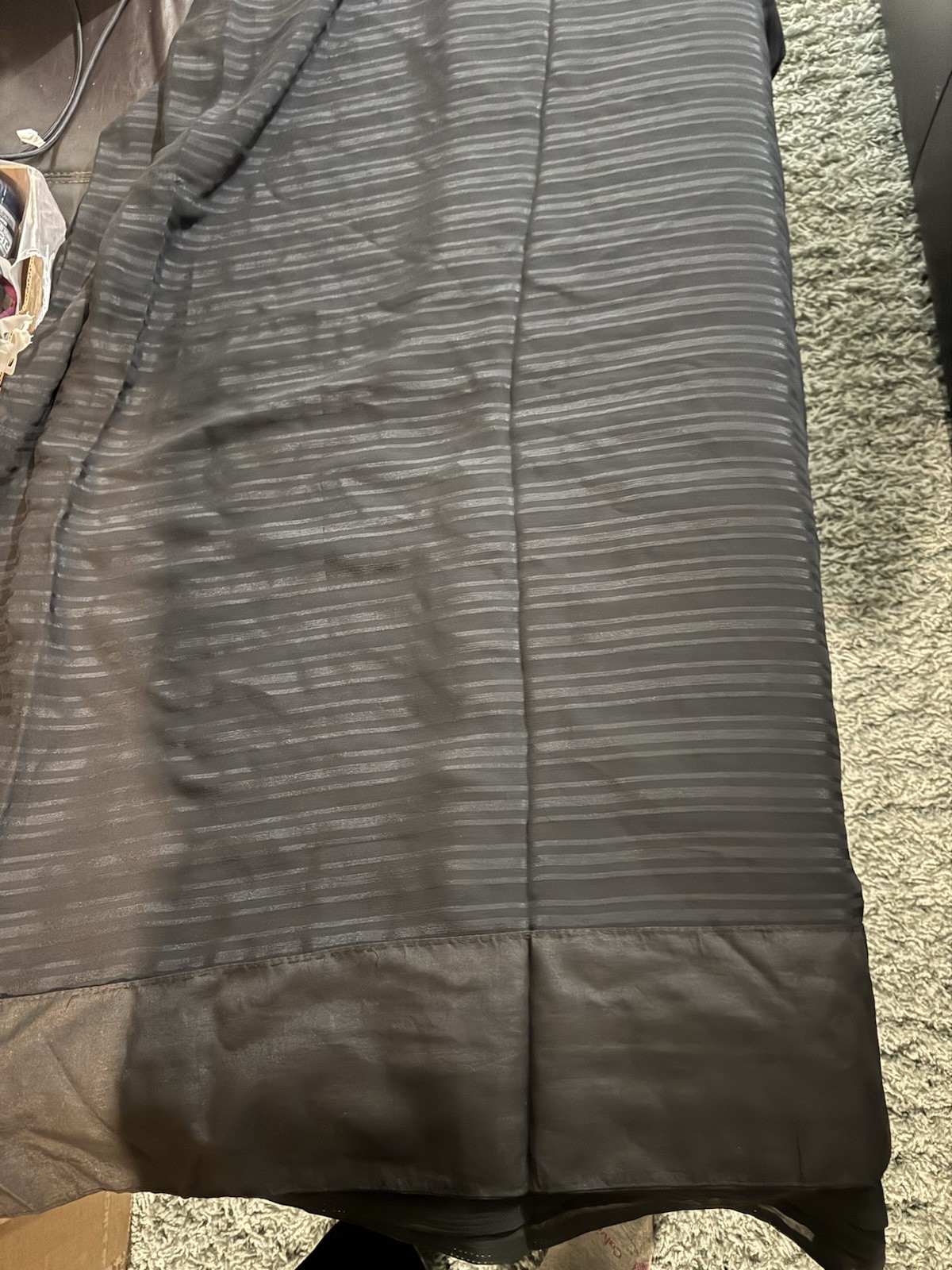Black Chiffon Saree