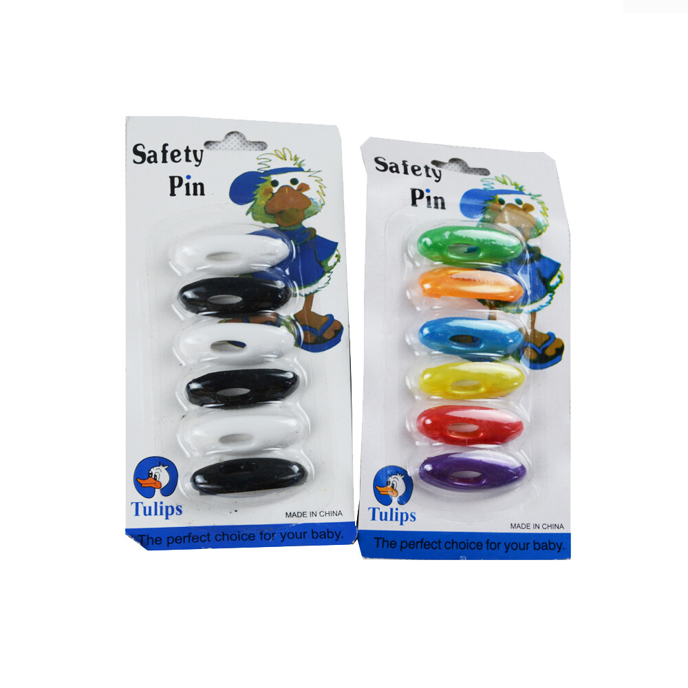 Wholesale Women Hijab Muslim Shawl Multicolor Pins Brooch Safety Pins 6Pcs/Set