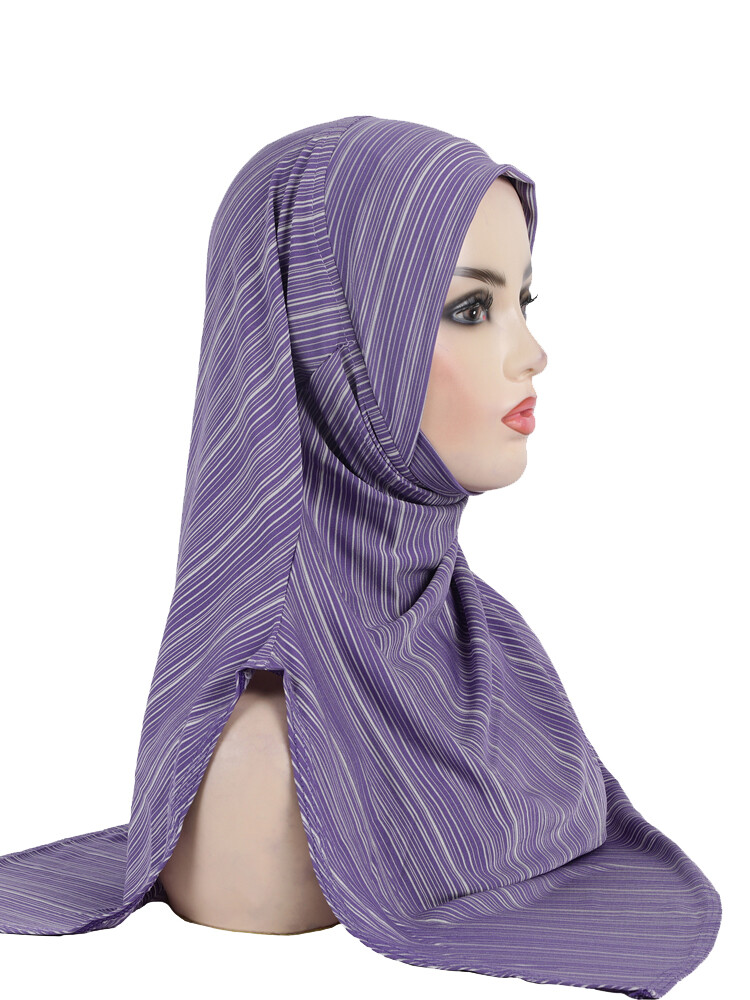 12pcs Muslim Girls Hijab Hats Head Scarf Islamic Amira Caps Shawls Turban 8-13Y