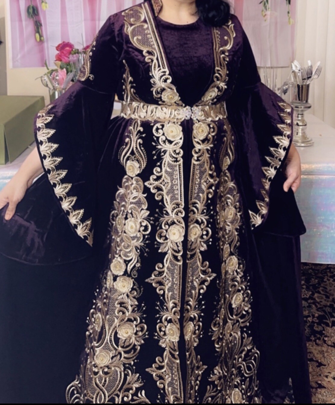 turkish/uzbek kaftan dress