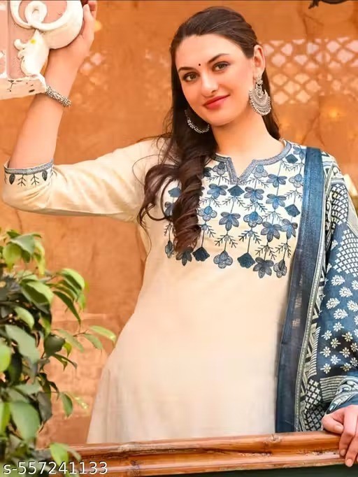 Indian Salwar Kameez Suit Readymade 3Pc Women Party Wear Dress Dupatta