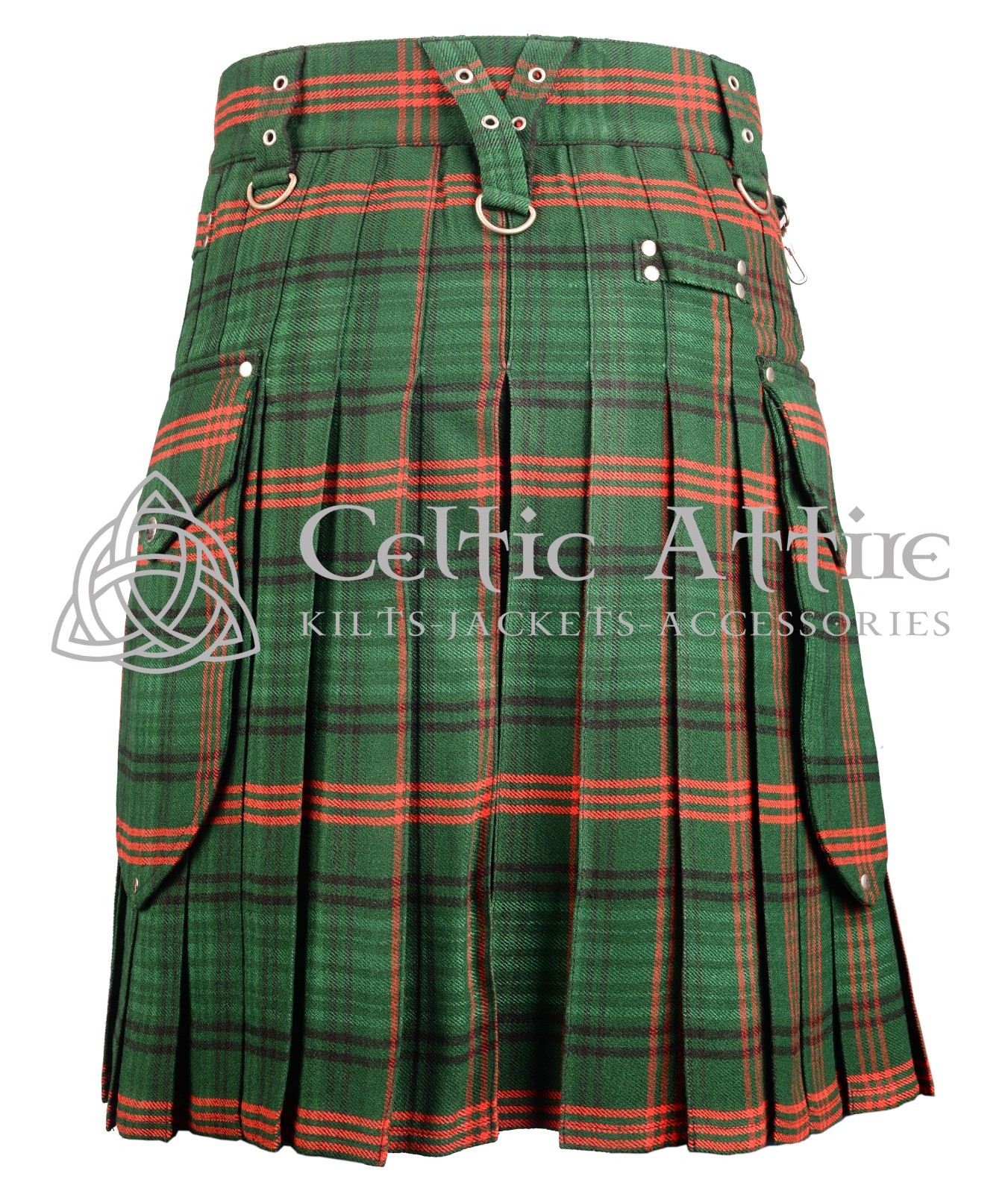 Ross Hunting Modern Scottish Utility Kilt – Made to Order By Celtic Attire