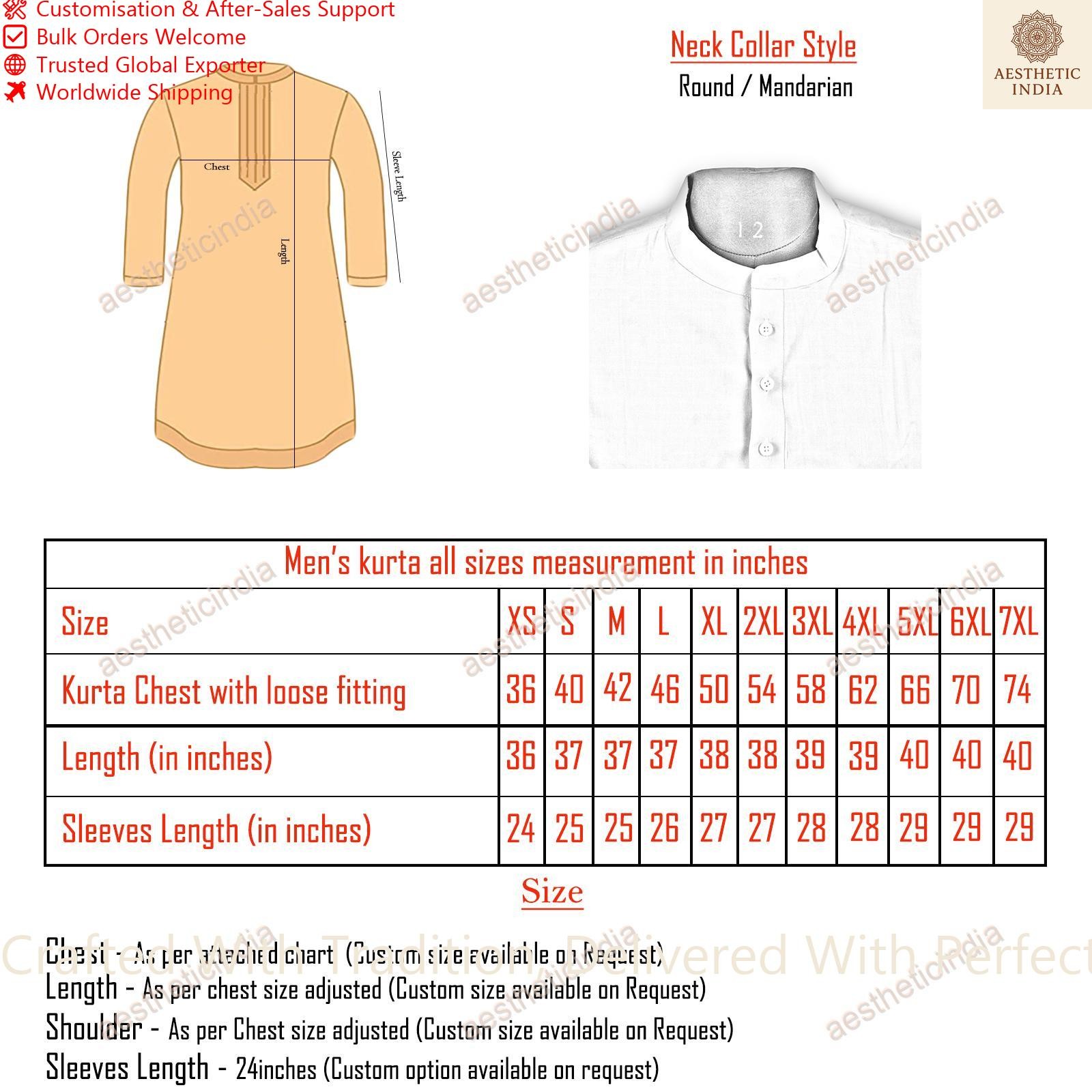 Mens Kurta Solid Cotton Handmade Red Long Sleeves Mens Casual Shirt Kurta
