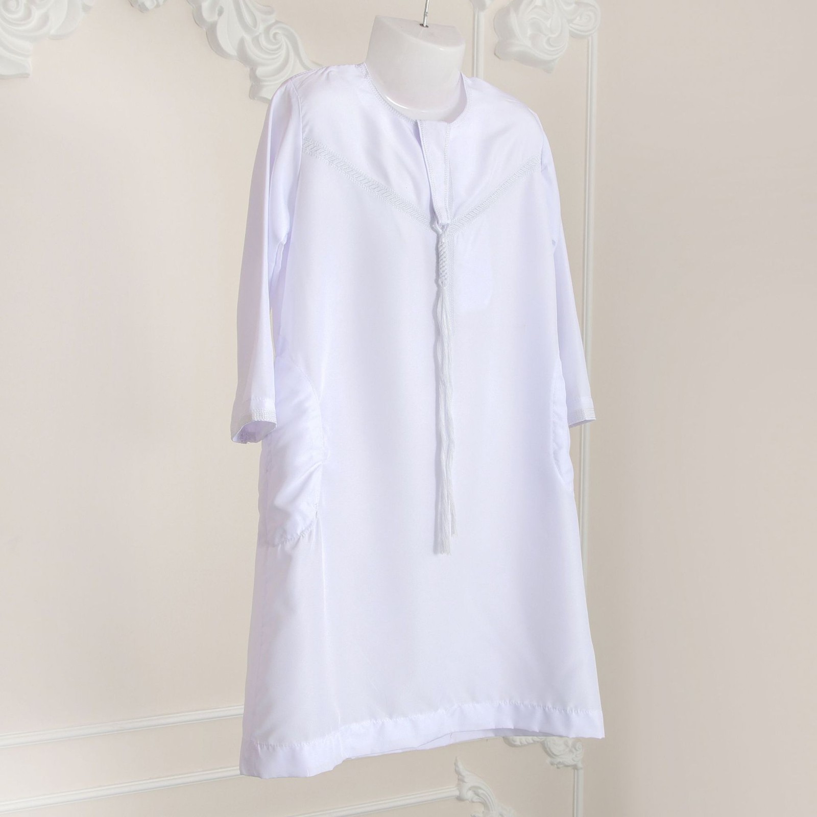 Ramadan Jubba Arab Abaya Boys Kids Kaftan Thobe Thoub Dishdasha Long Robe Dubai