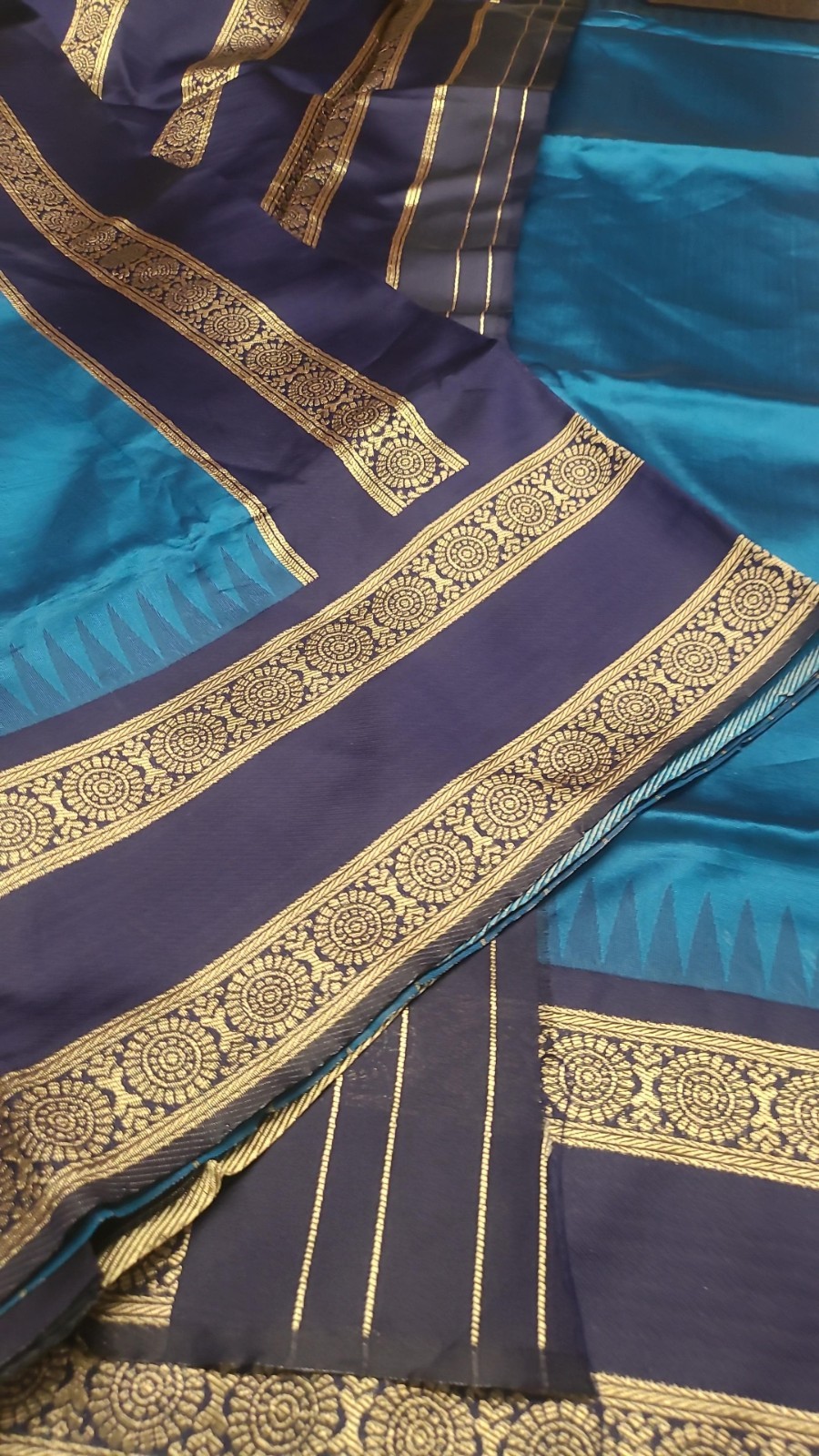 Indian Cotton Silk Saree With Unstitched Blouse Piece Festive Party Wear Sari