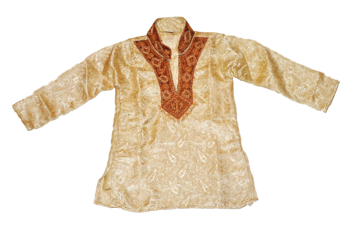 Boys’ Kurta Set Party Suit Cream & Dark Red Size 2-10 USA FAST SHIPPING