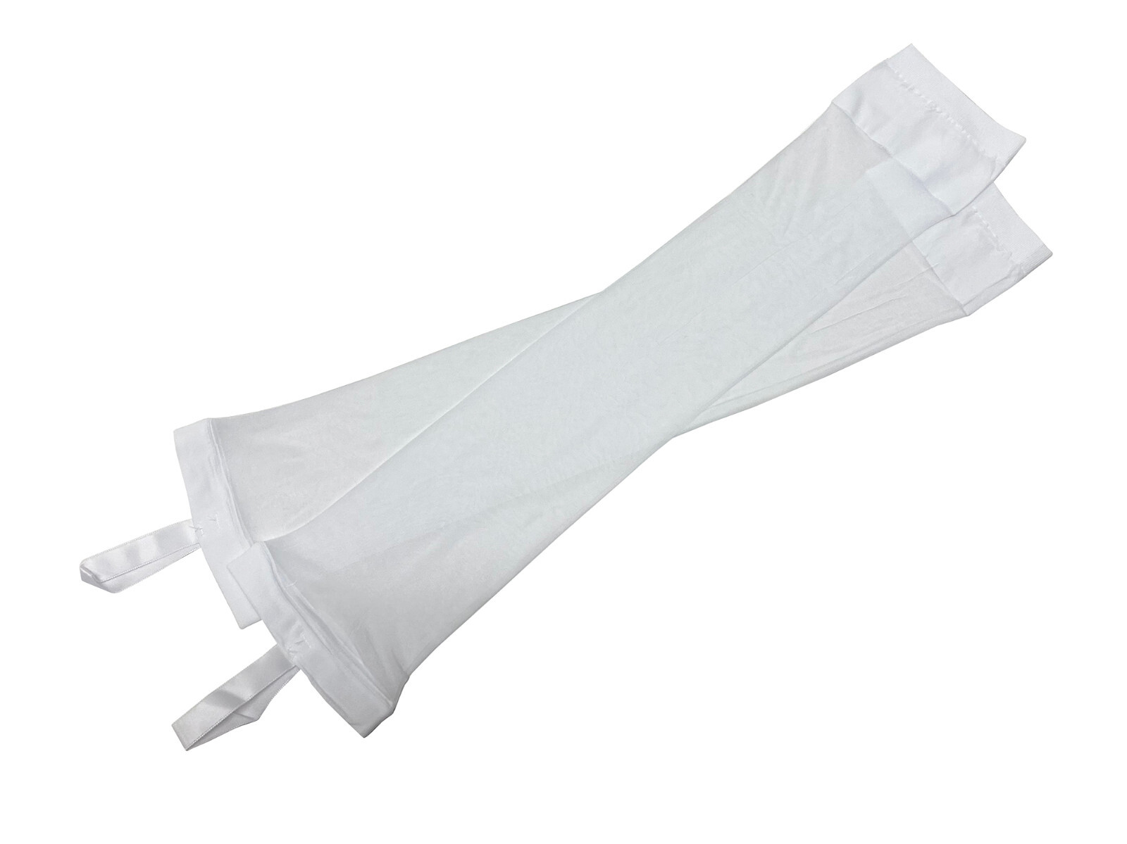 White Seamless Stockings for Kimono Below the Knee Style Made in Japan