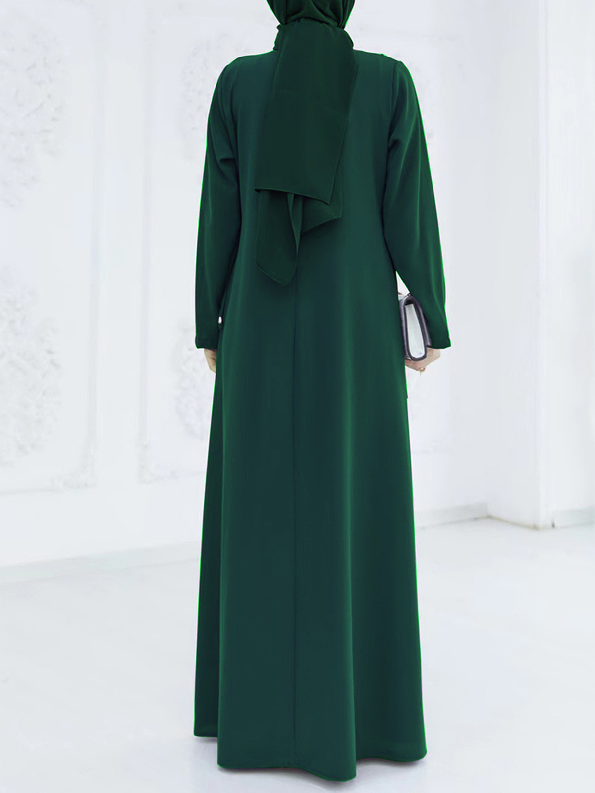 Muslim Islamic Women Dress Ramadan Clothing Dubai Abaya Kaftan Party Gown S-XL