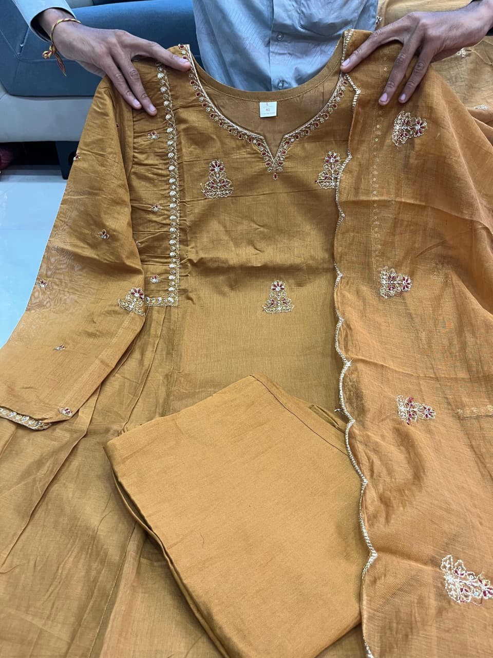 Designer Pakistani Salwar Kameez Ready Made, Christmas Gifts, Kurta Palazzo Suit