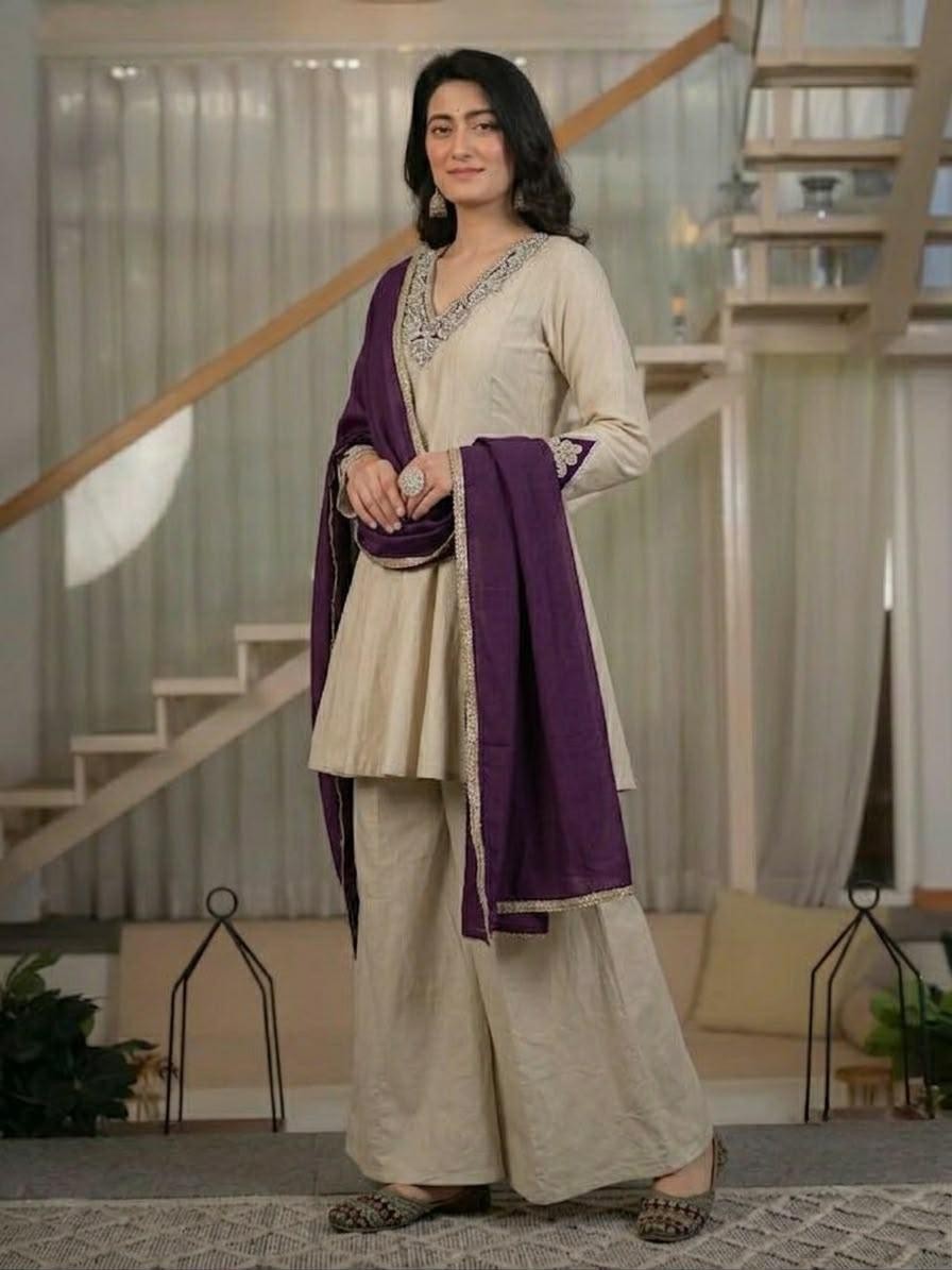 SALWAR KAMEEZ INDIAN PAKISTANI WEDDING PARTY DRESS PALAZZO SHARARA PLAZZO SUIT