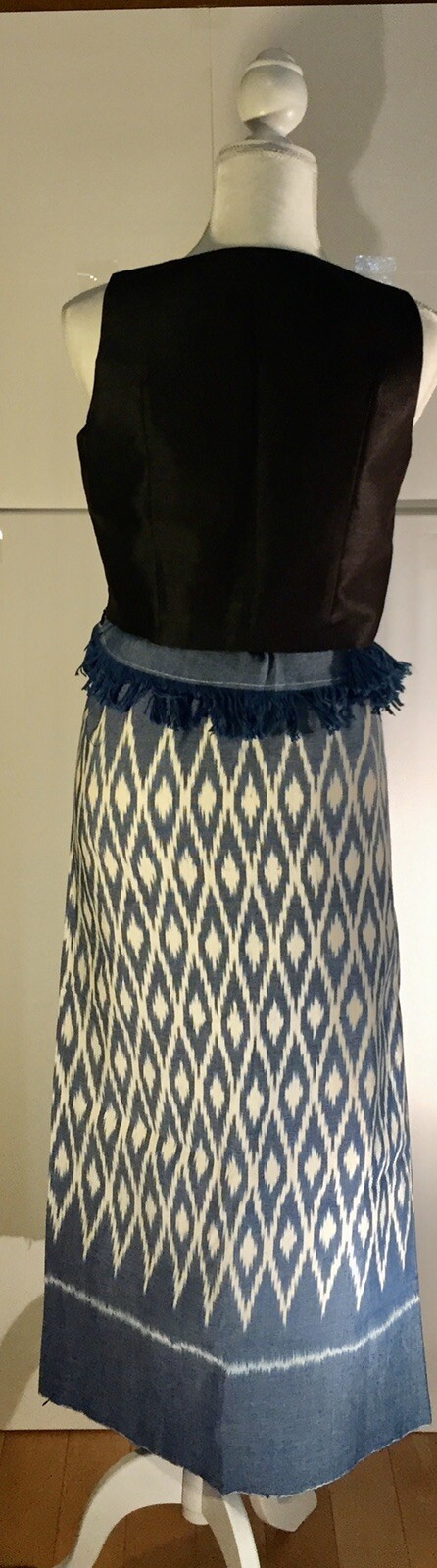 Thai traditional pattern woven sarong, Thai wrap sarong, Thai wrap skirt