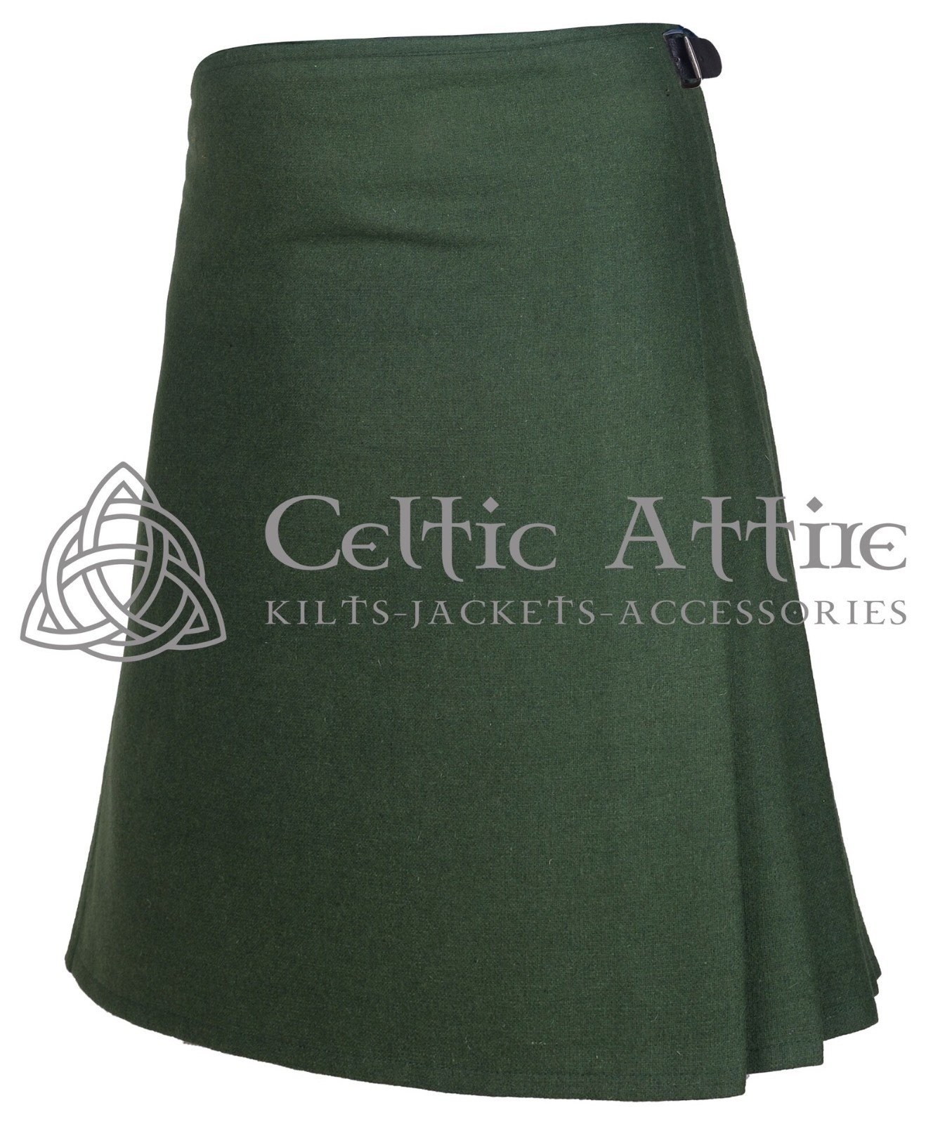Lovat Green Wool Scottish 8 Yard KILT for Men’s – Made to Order by Celtic Attire