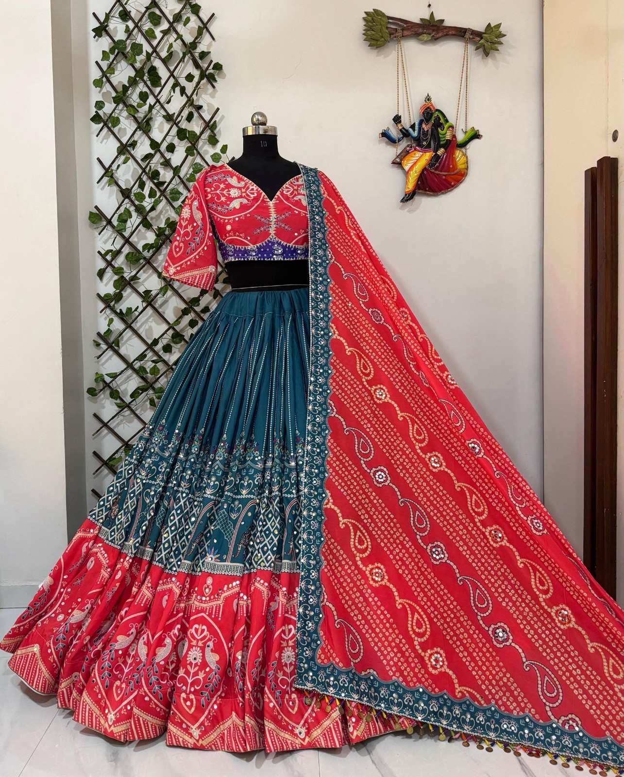 Chaniya Choli For Navratri, Garba lehenga women, Navratri Dress, By Aadat Export