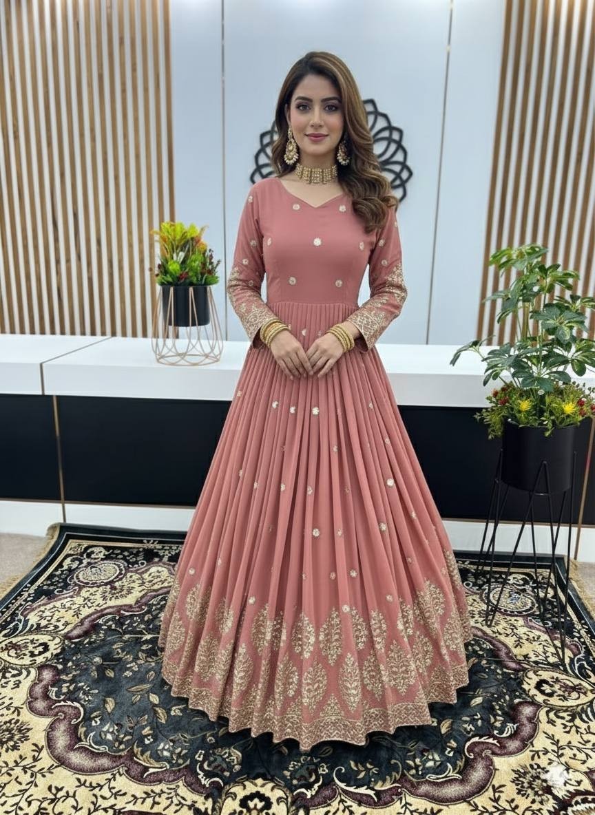 Anarkali Gown Pakistani Salwar Kameez Ready made Indian Wedding Party Bollywood