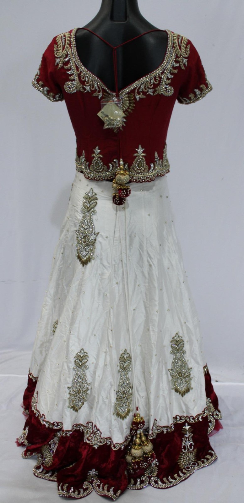 Ruby Silk Threads Womens Ceremonial Bridal Lehenga Set NC3 Multi See Description