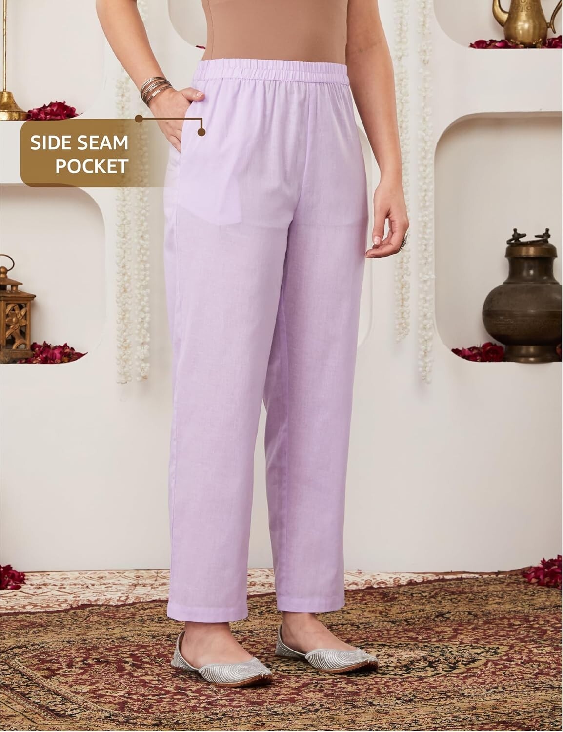 Women Schiffli Embroidery Kurta Pant Co-Ord Set