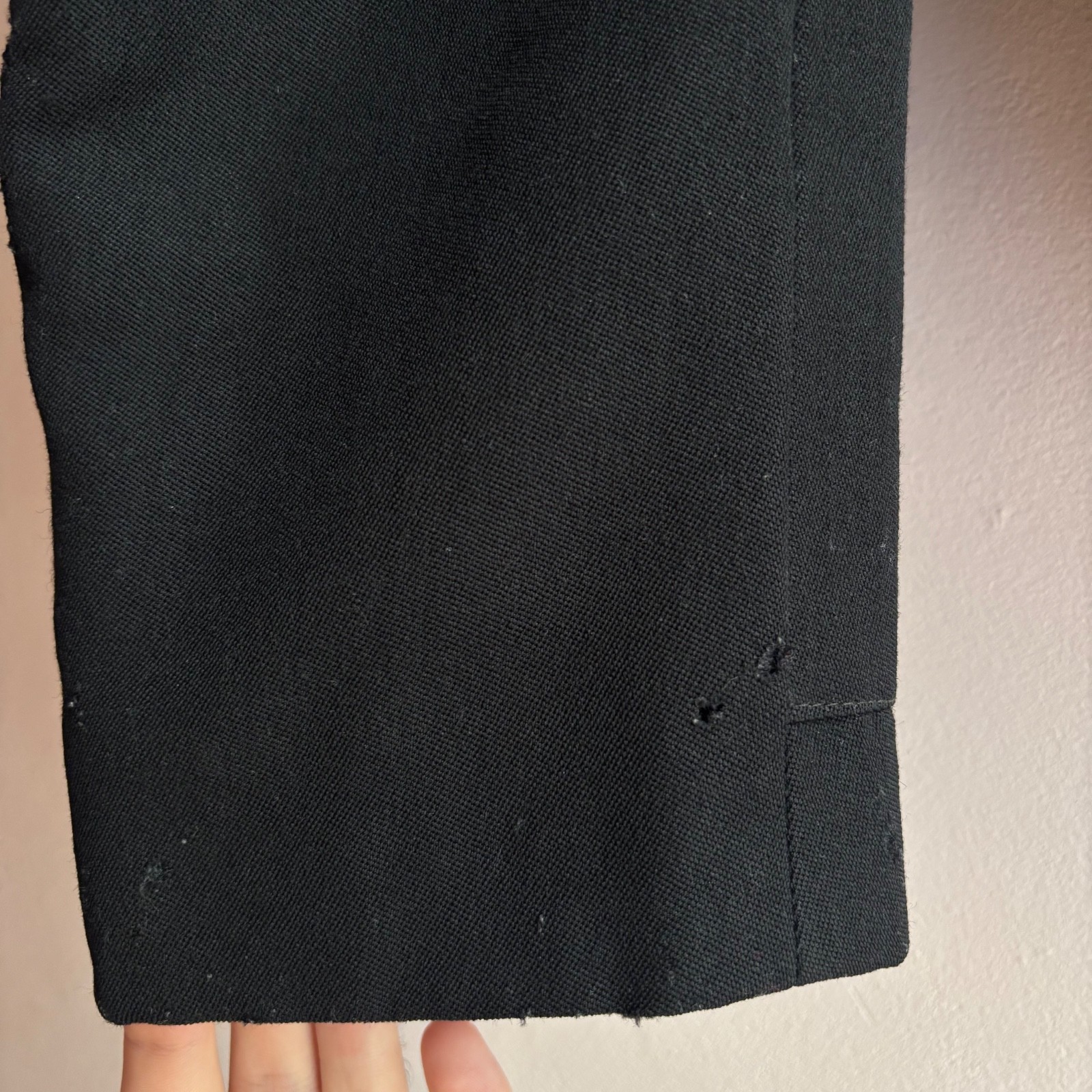 Vintage Kinloch Anderson Prince Charlie Kilt Jacket Pure Wool Cropped Goth 43R