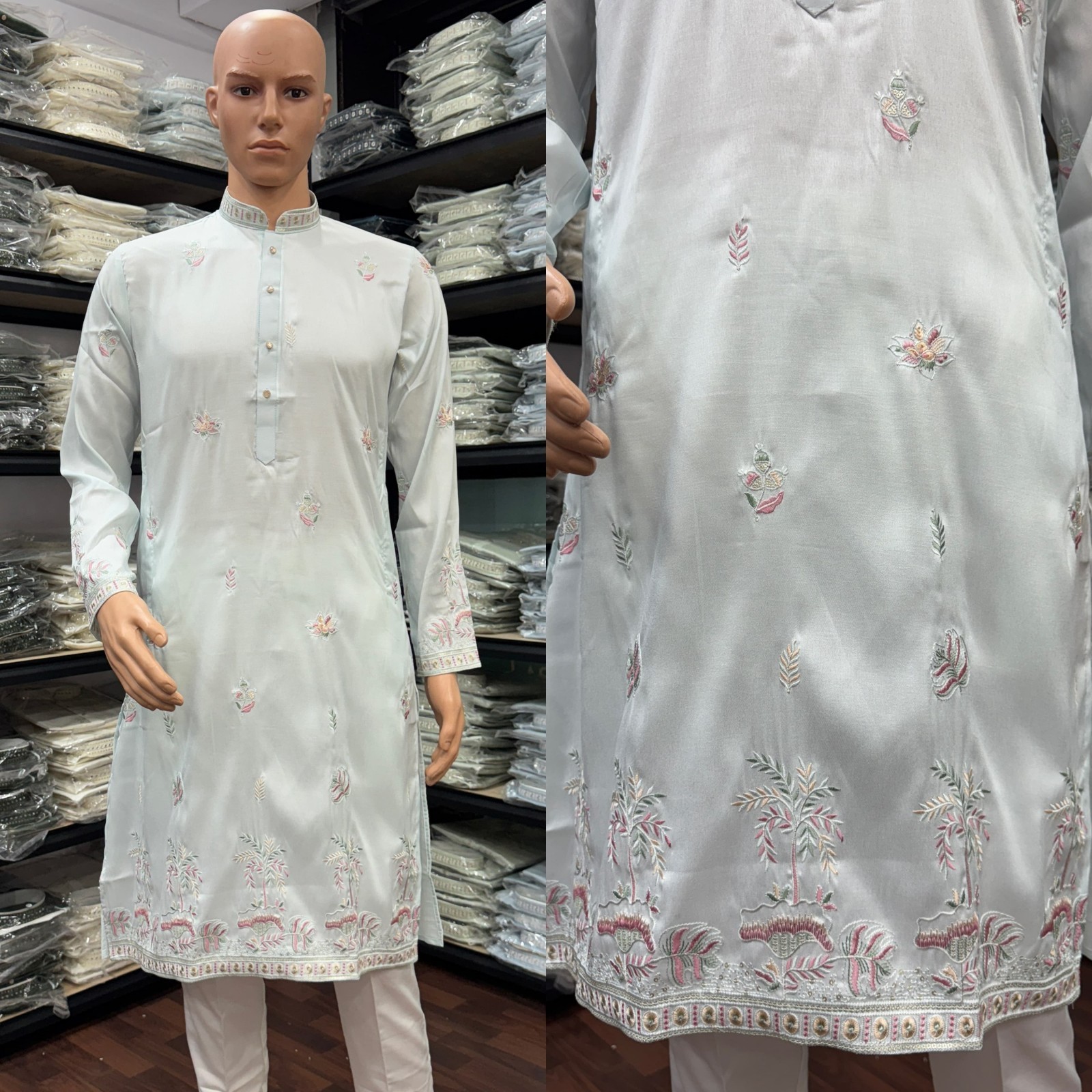 Men’s Indian Kurta Set | Readymade Raymond Cotton Suit | Elegant Festive Outfit